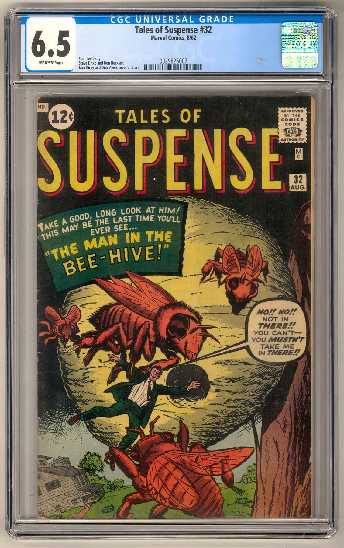 tales of suspense #32 cgc 6.5 (ow) *0329825007*