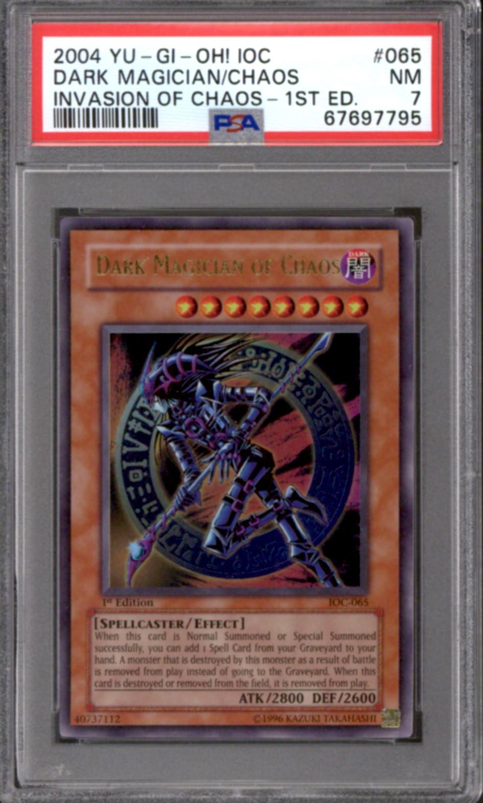 Yu Gi Oh Invasion Of Chaos St Edition Dark Magician Of Chaos Ioc