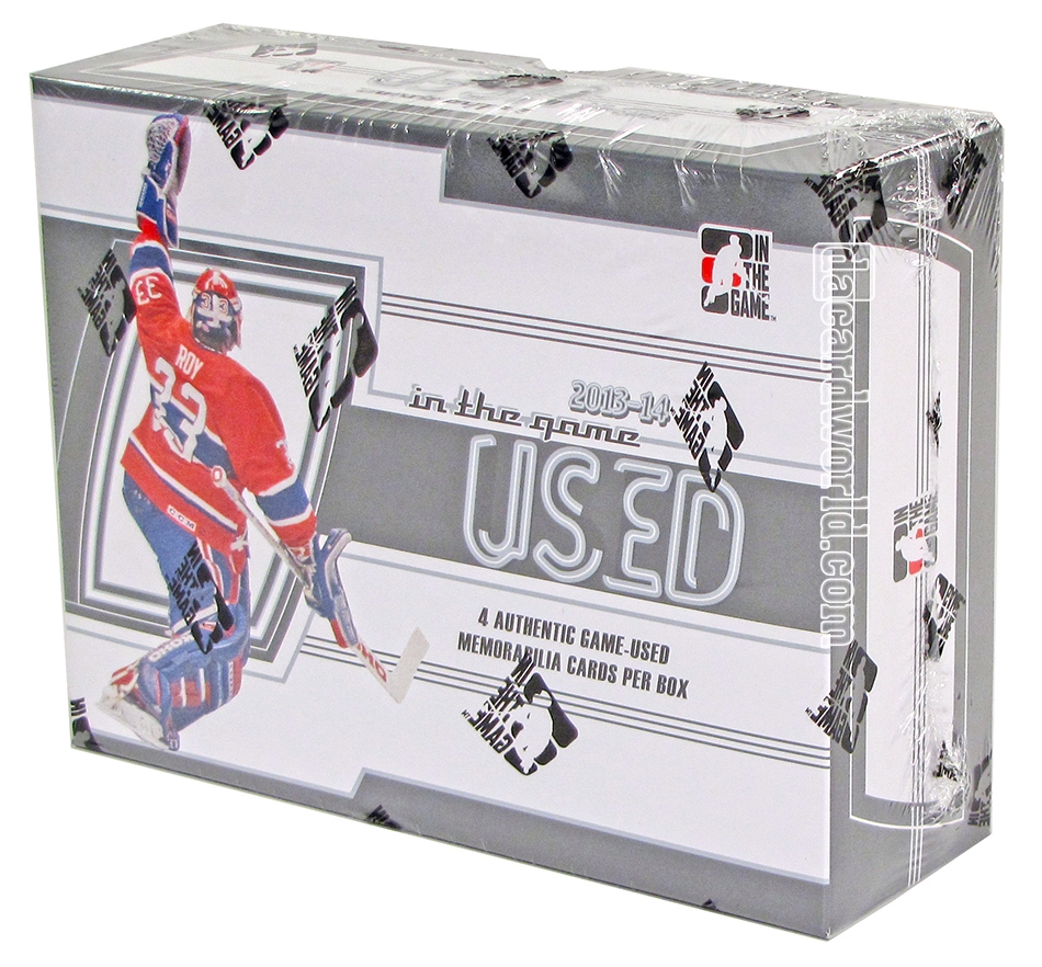 201314 In The Game Used Hockey Hobby Box DA Card World