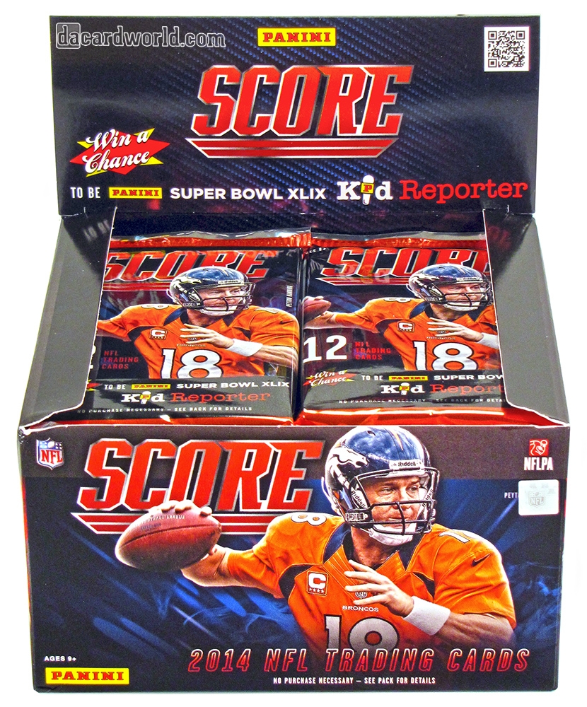 2014 Score Football 24Pack Box DA Card World