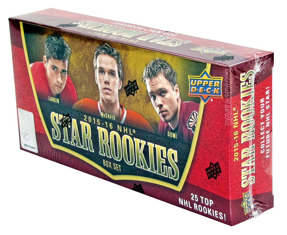 2015/16 Upper Deck NHL Star Rookies Hockey Hobby Box DA Card World