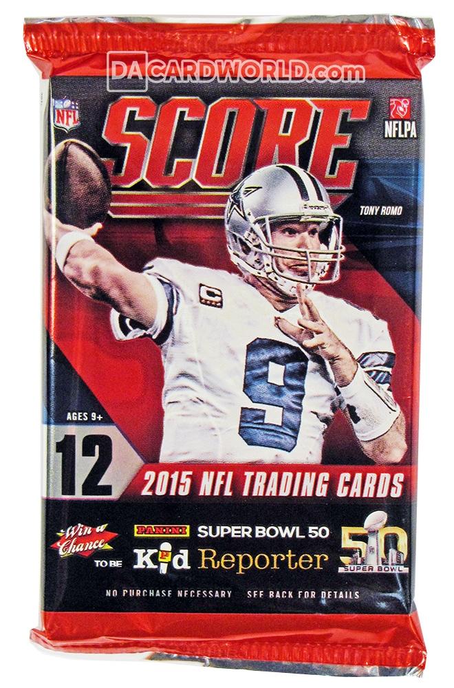 2015 Score Football Pack DA Card World