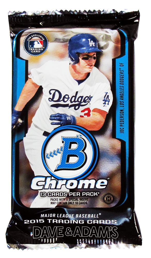 2015 Bowman Chrome Baseball Jumbo Pack DA Card World