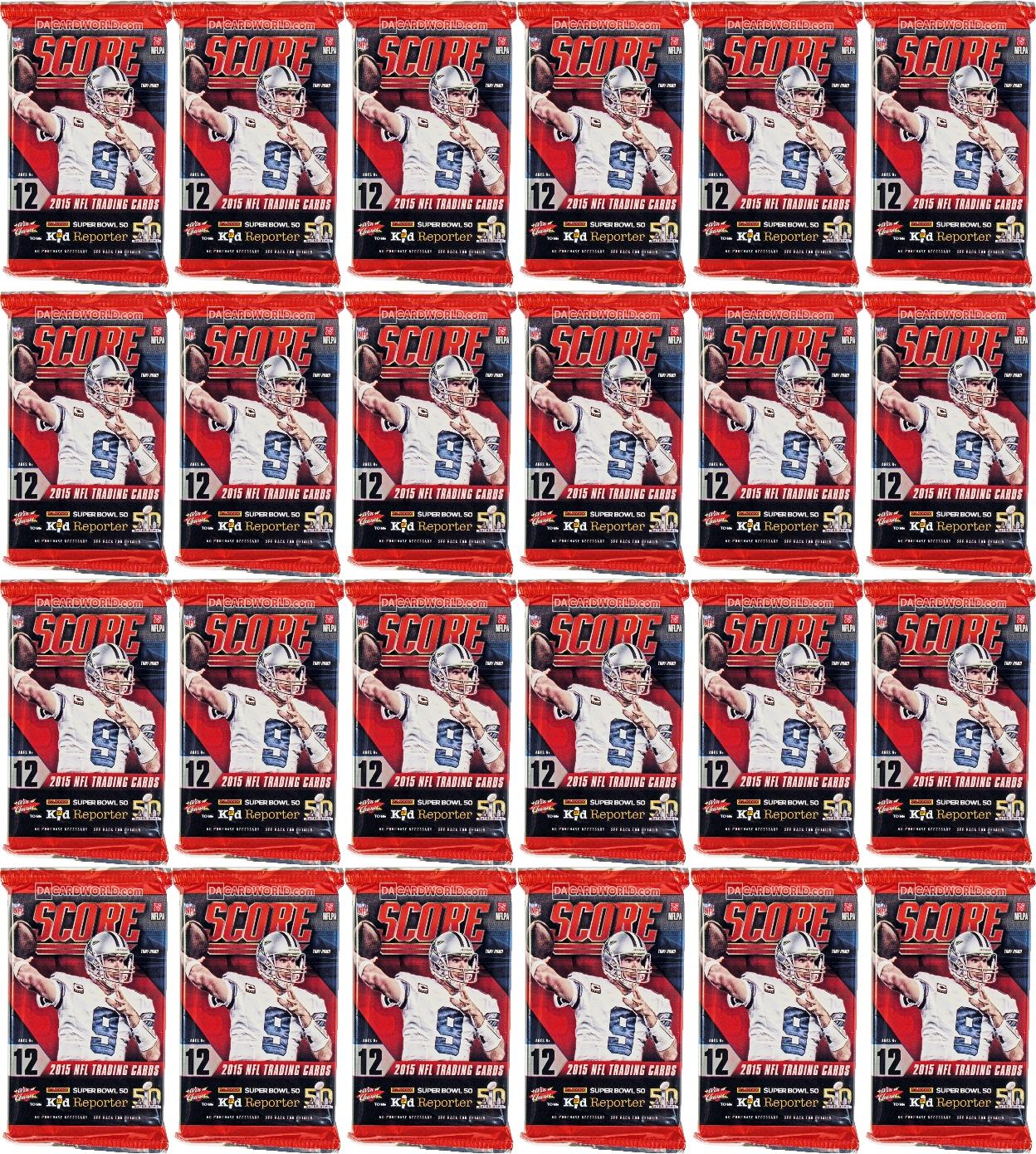 2015 Score Football Pack (Lot Of 24) | DA Card World