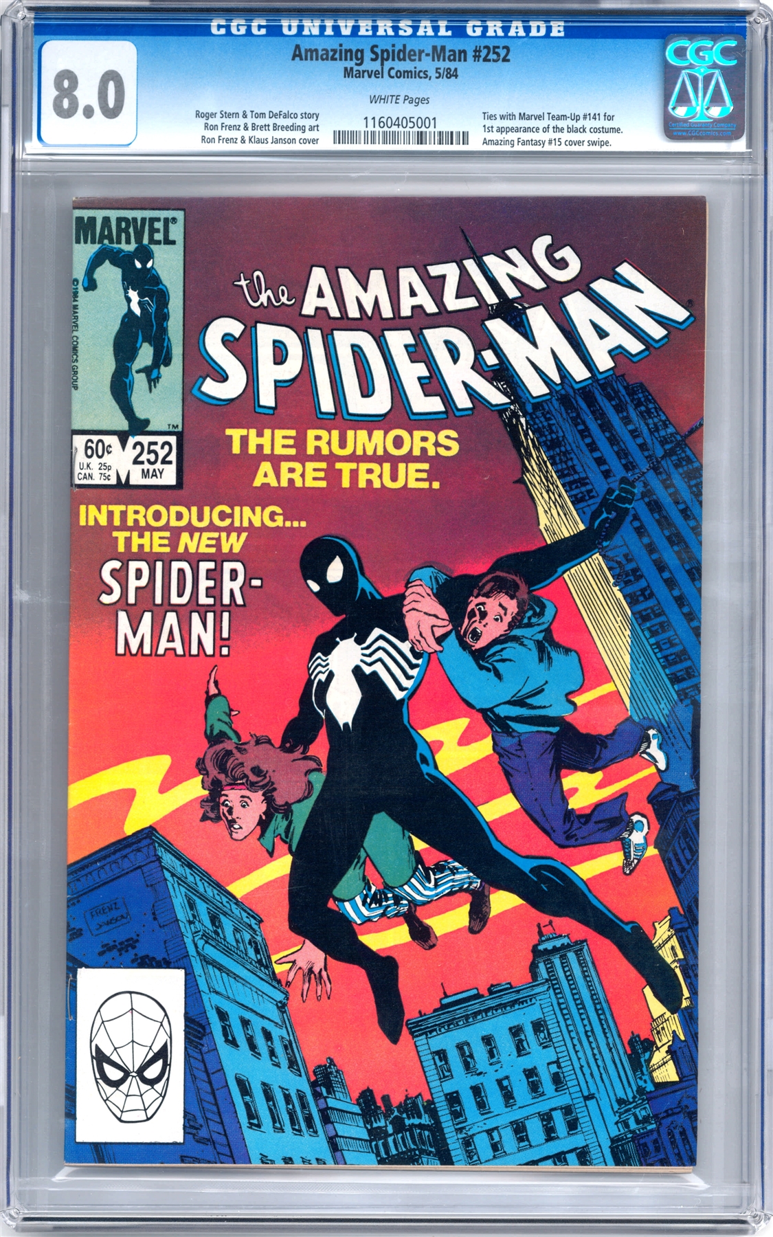 Amazing Spider Man Cgc W Da Card World