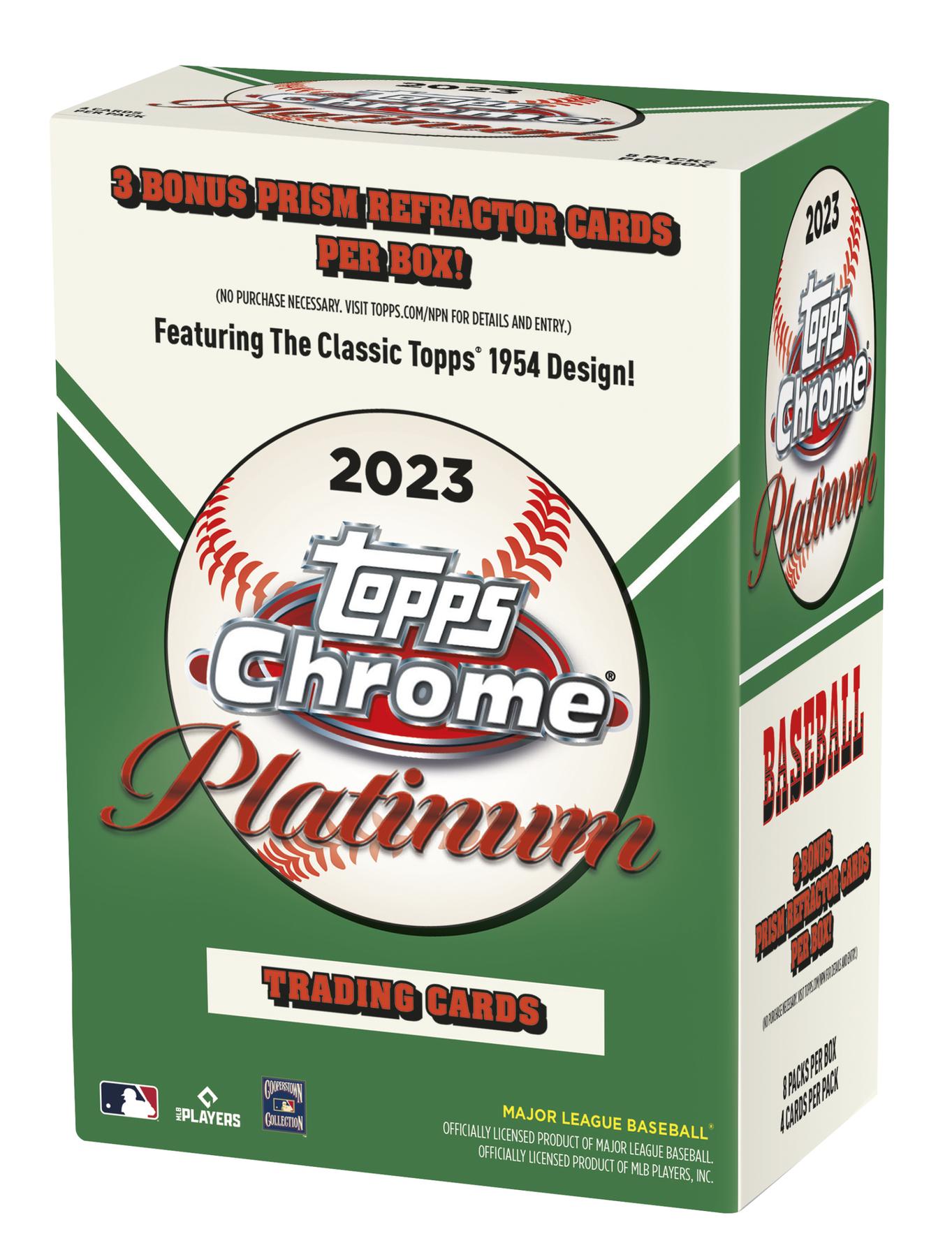 Topps Chrome Platinum Anniversary Baseball Pack Blaster Box Da