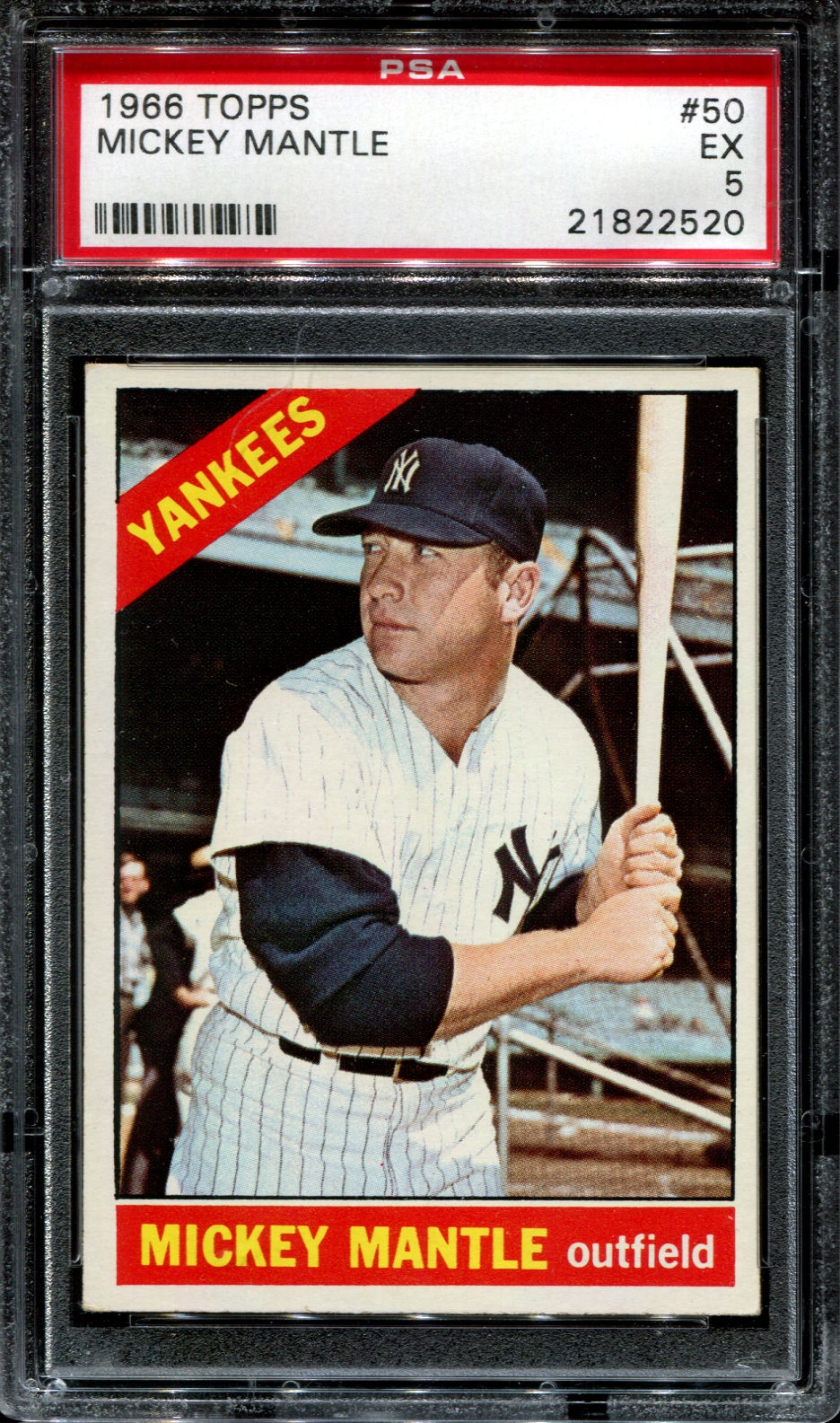 1966 Mickey Mantle Baseball Card