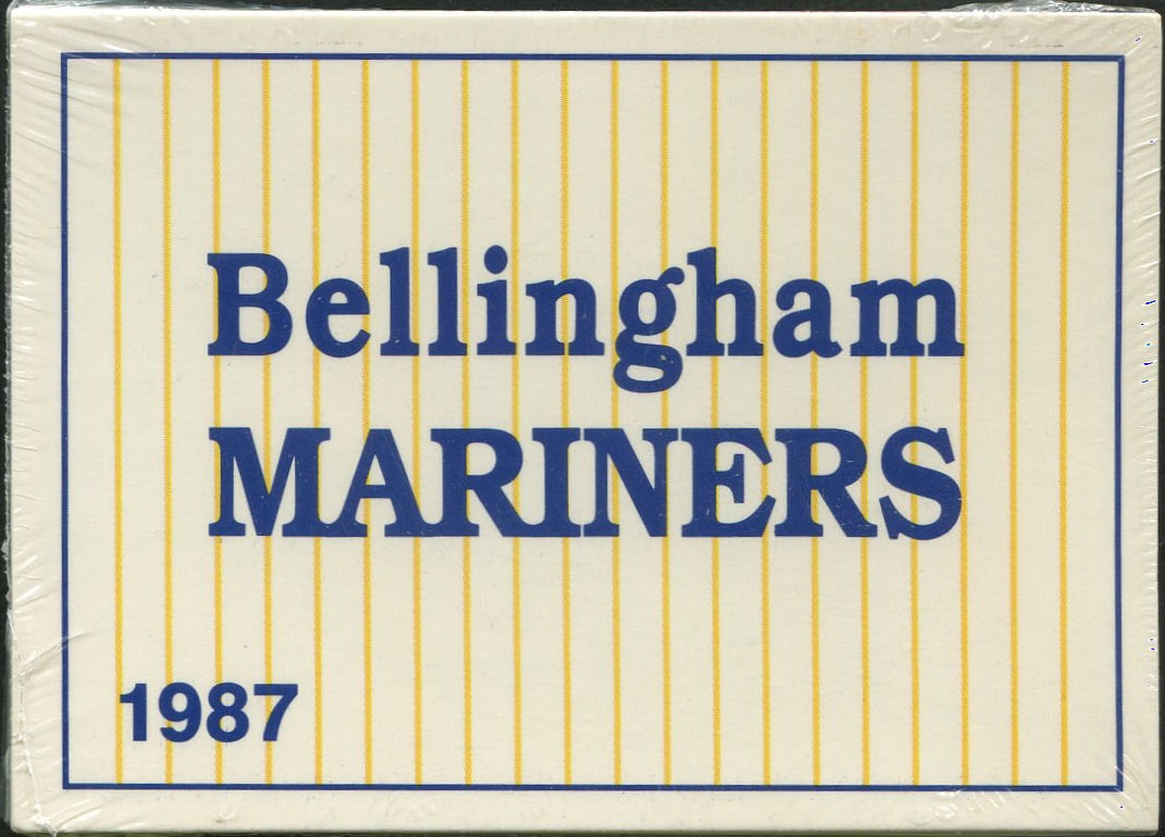 1987 Bellingham Mariners Baseball Factory Set Ken Griffey Jr. Rookie
