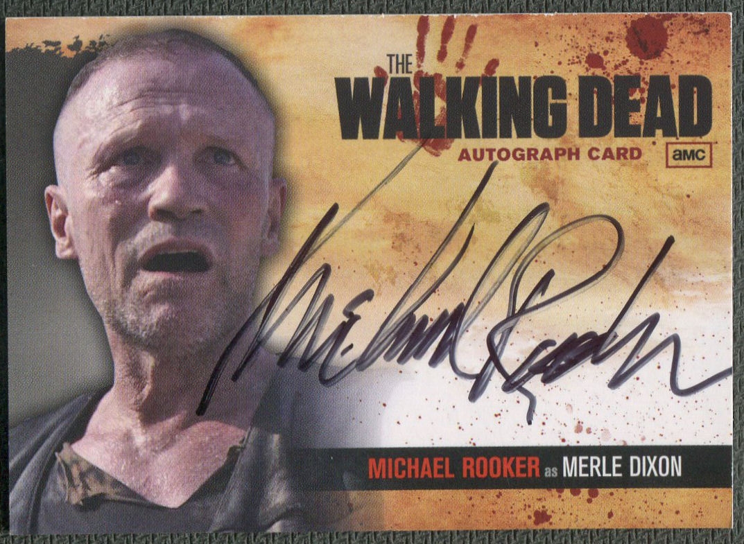 2011 The Walking Dead A13 Michael Rooker as Merle Dixon Auto DA Card World