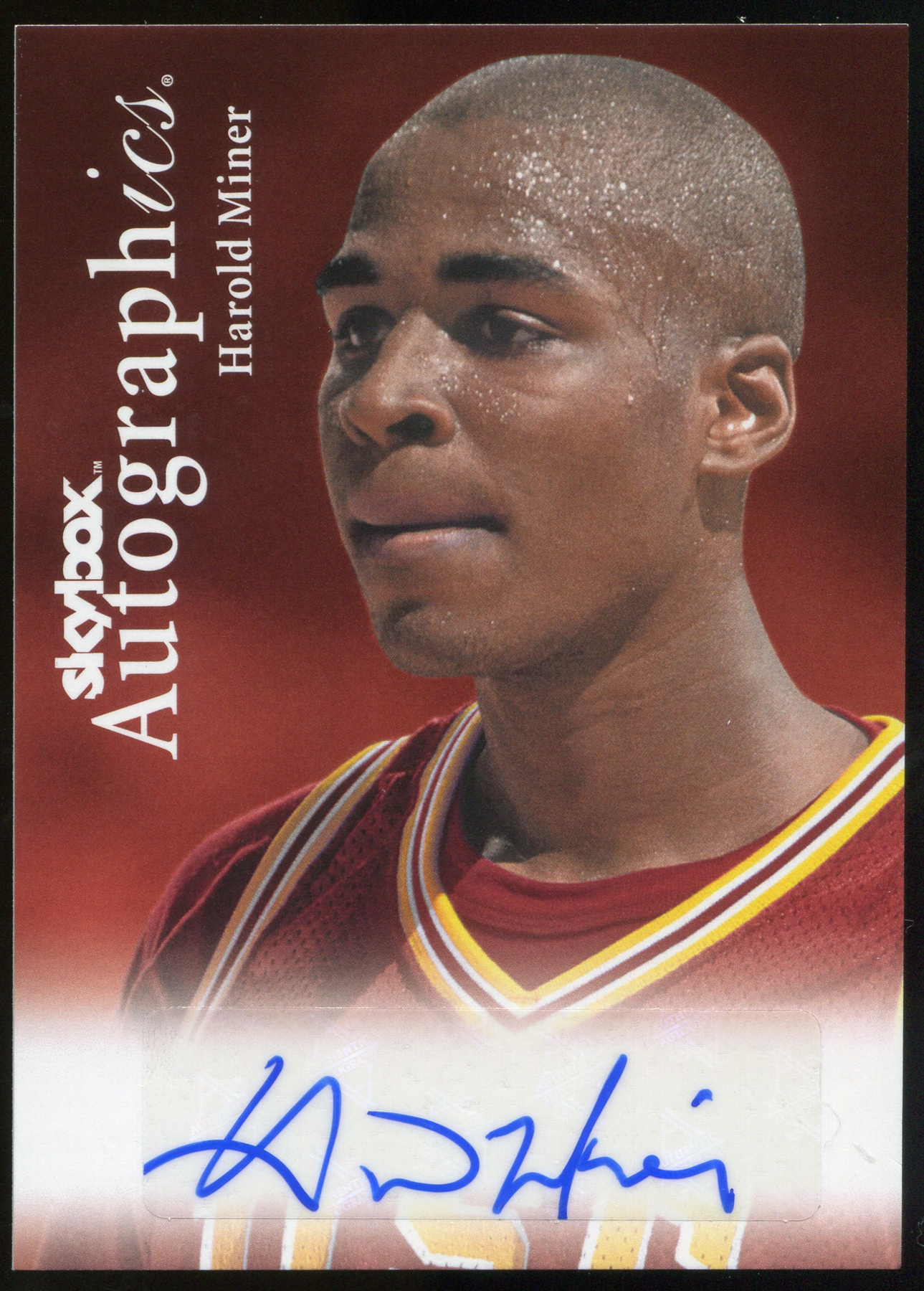 2013/14 Upper Deck Fleer Retro &#39;99-00 SkyBox Autographics #99AUHM Harold Miner D Autograph - 427588