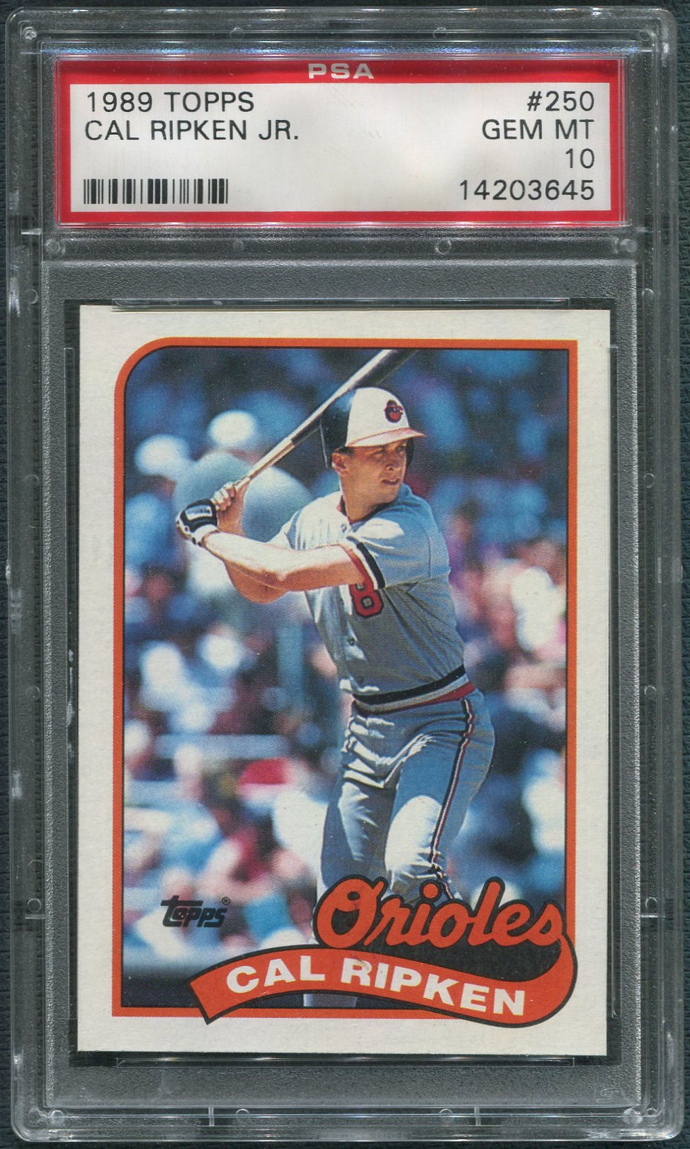 Topps Baseball Cal Ripken Jr Psa Gem Mint Da Card World