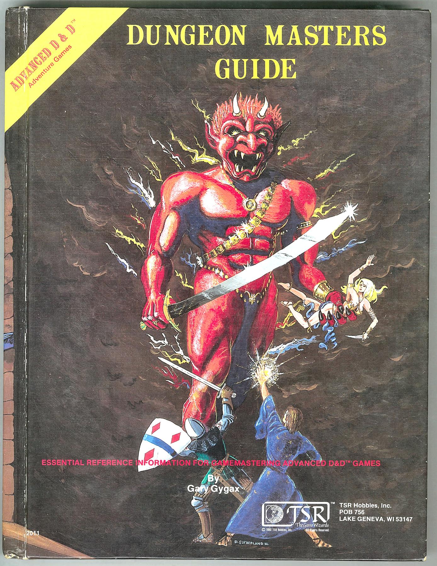 Advanced Dungeons Dragons Rulebook Set Players Handbook Dungeon Masters Guide Monster