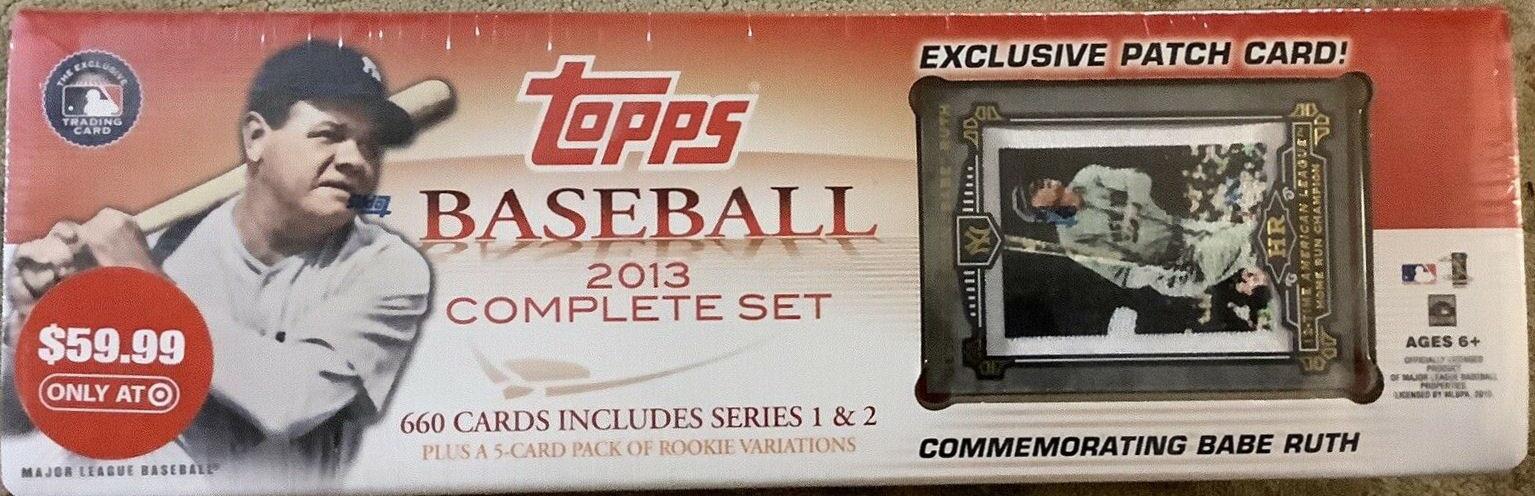 Topps Factory Set Baseball Retail Box Target Babe Ruth
