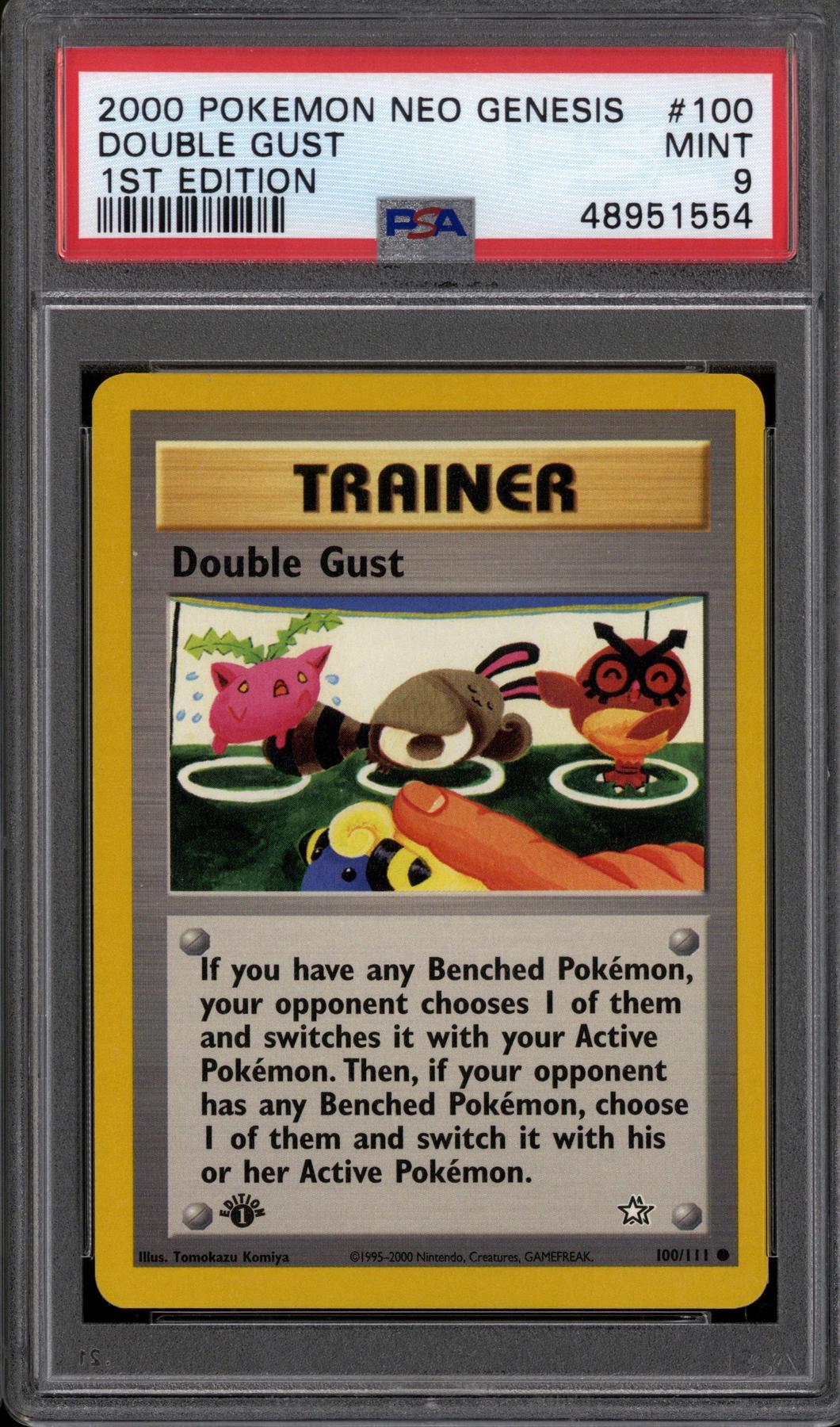 Pokemon Neo Genesis St Edition Double Gust Psa Da Card World