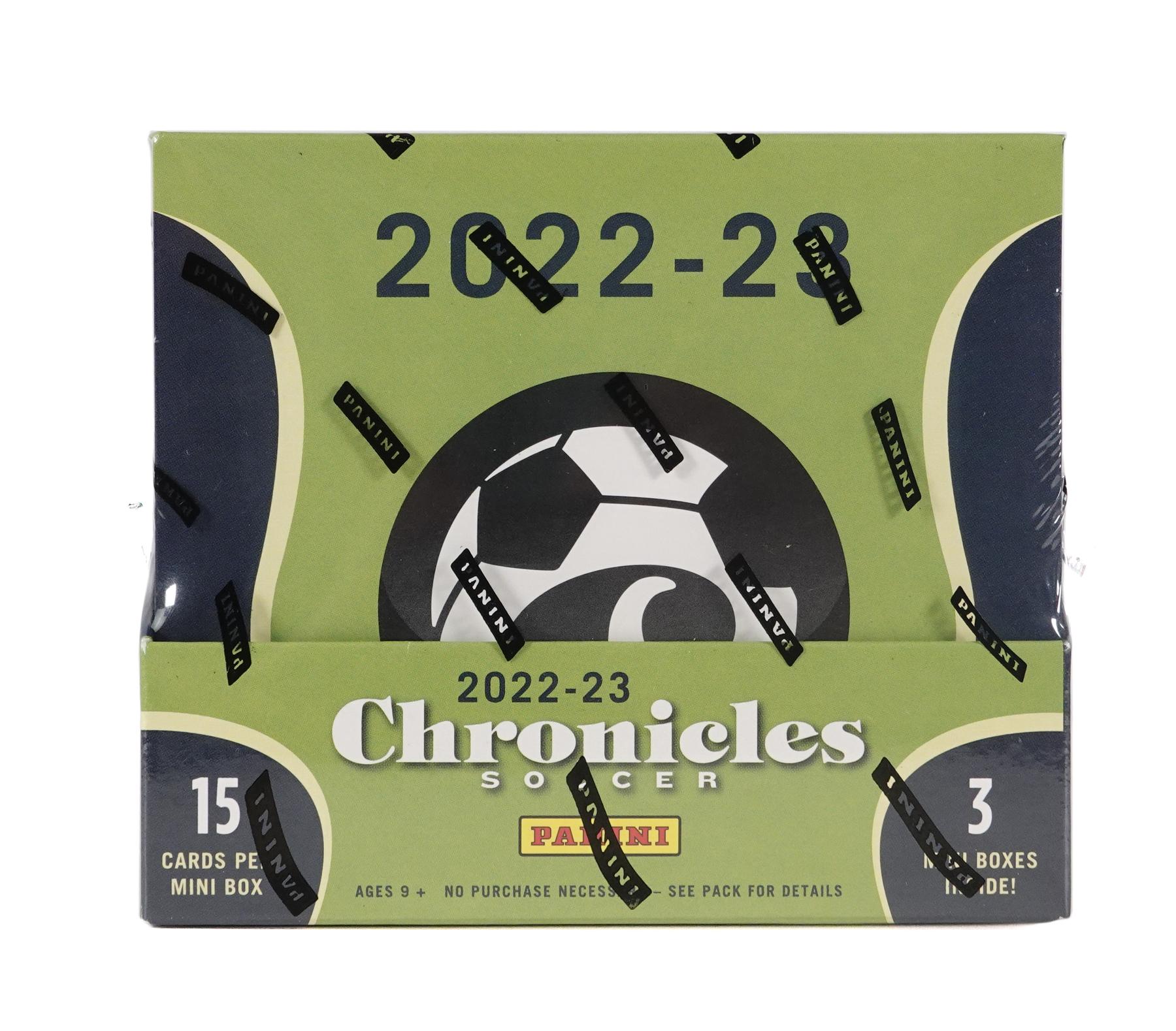 Panini Chronicles Soccer Hobby Box Da Card World