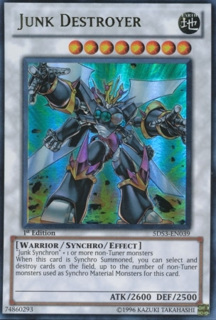 Junk destroyer card profile : official yu gi oh! site