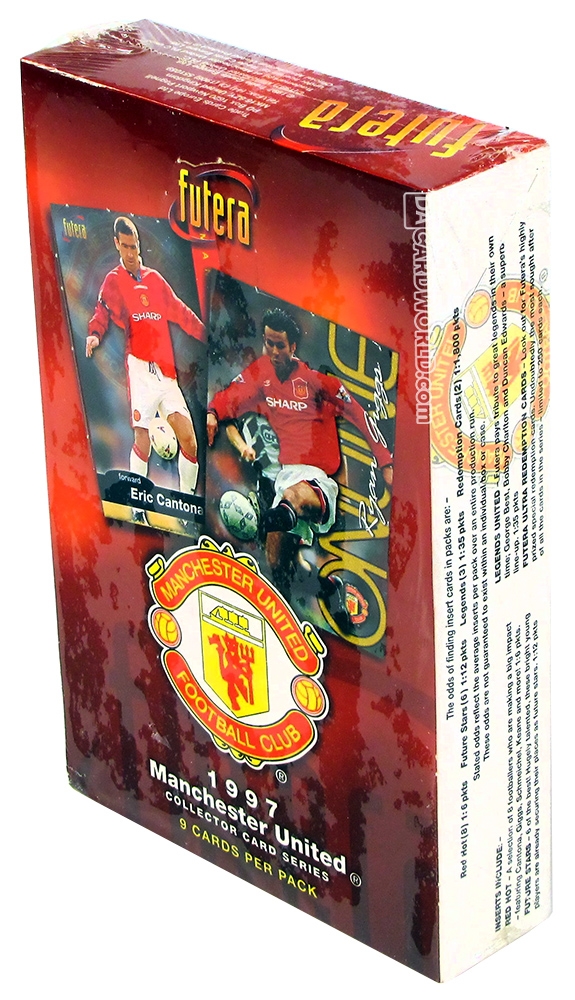 1997 Futera Manchester United Soccer Trading Card Box DA Card World