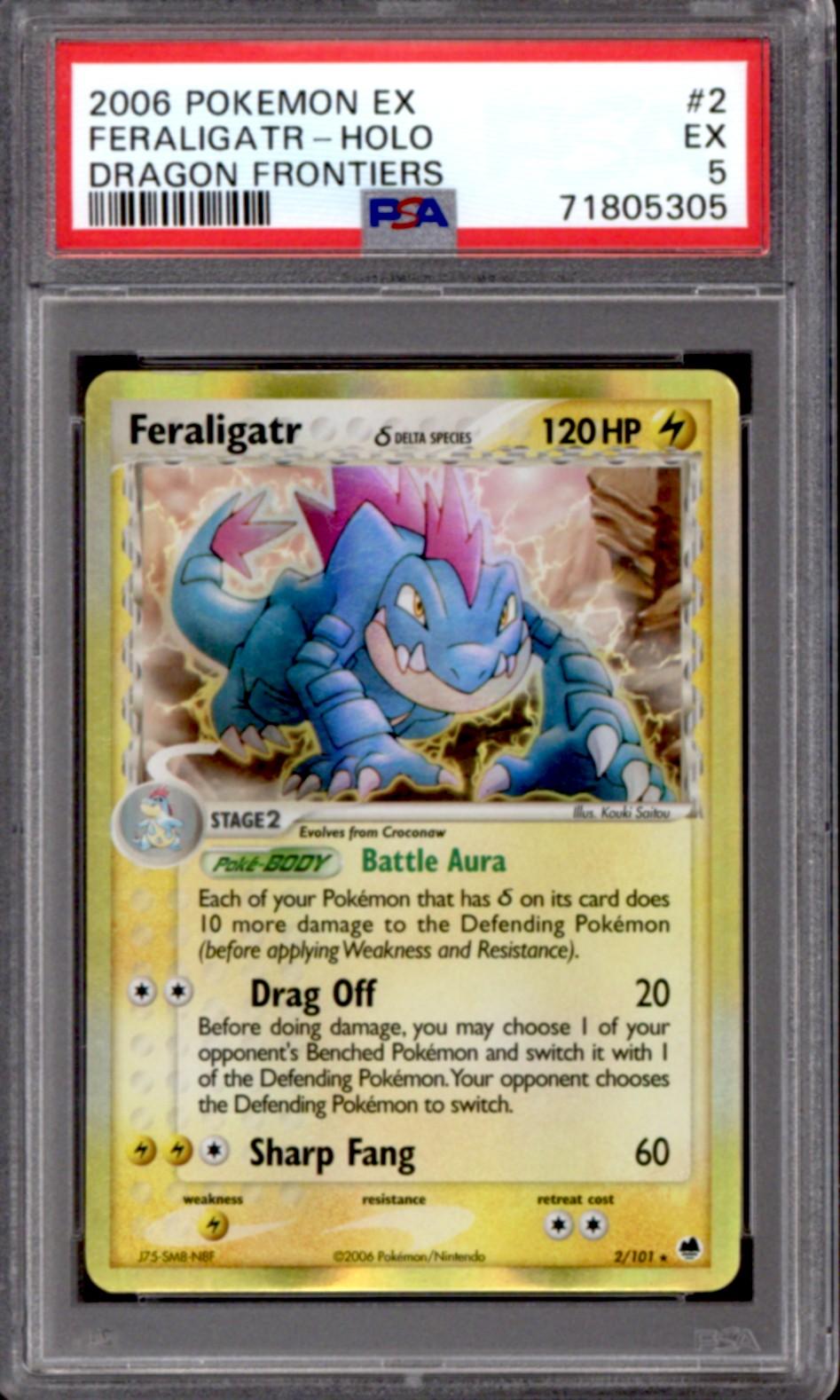 Pokemon Ex Dragon Frontiers Feraligatr Psa Da Card World