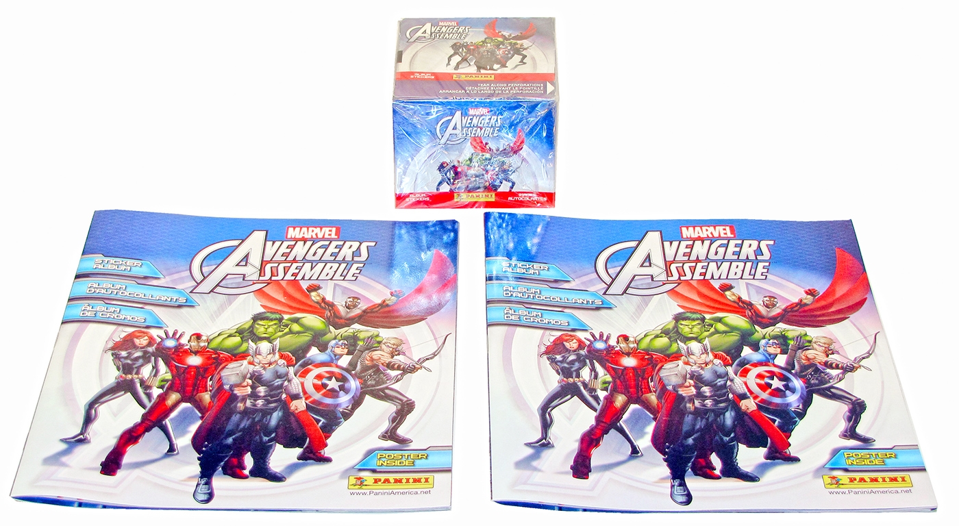 Panini Marvel Avengers Assemble Sticker Box PLUS 2 Albums! DA Card World