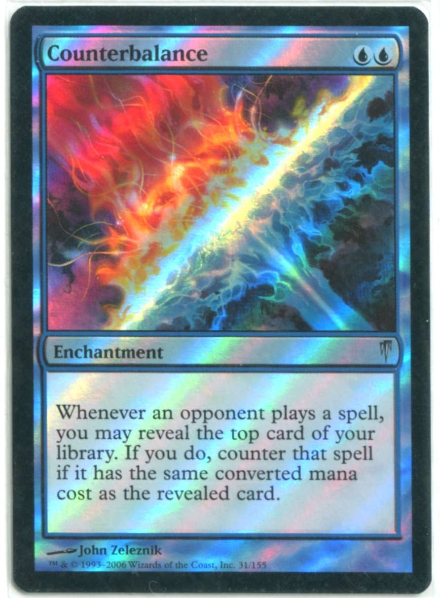 Magic the Gathering Coldsnap Single Counterbalance FOIL SLIGHT PLAY
