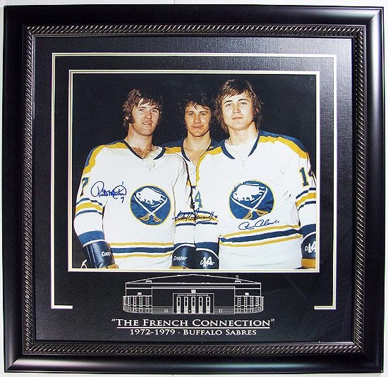 Buffalo Sabres French Connection Autographed and Framed 16x20 "Young