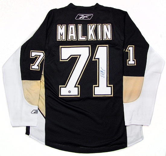 Evgeni Malkin Autographed Pittsburgh Penguins Hockey Jersey | DA Card World