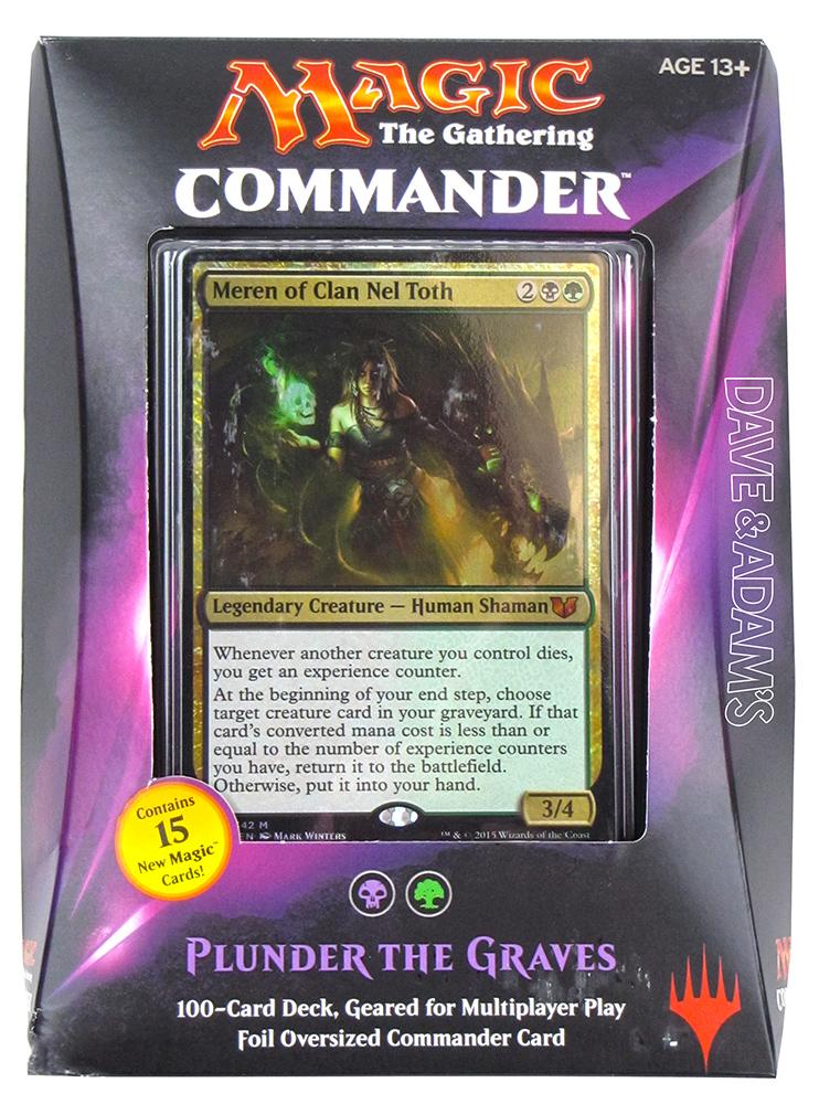 Magic the Gathering Commander Deck (2015) Plunder the Graves (Black