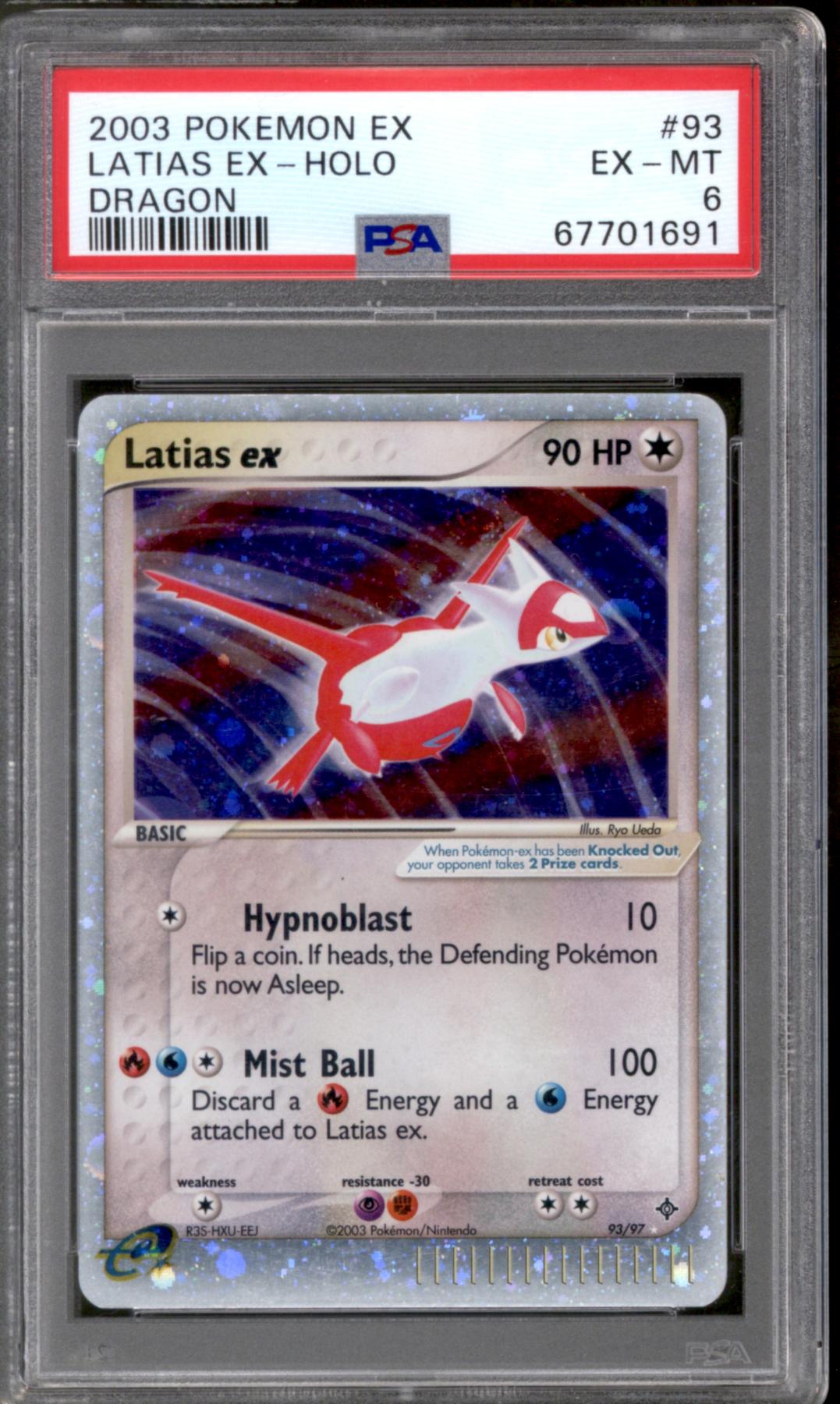 Pokemon Dragon Frontiers Latias Ex Psa Da Card World