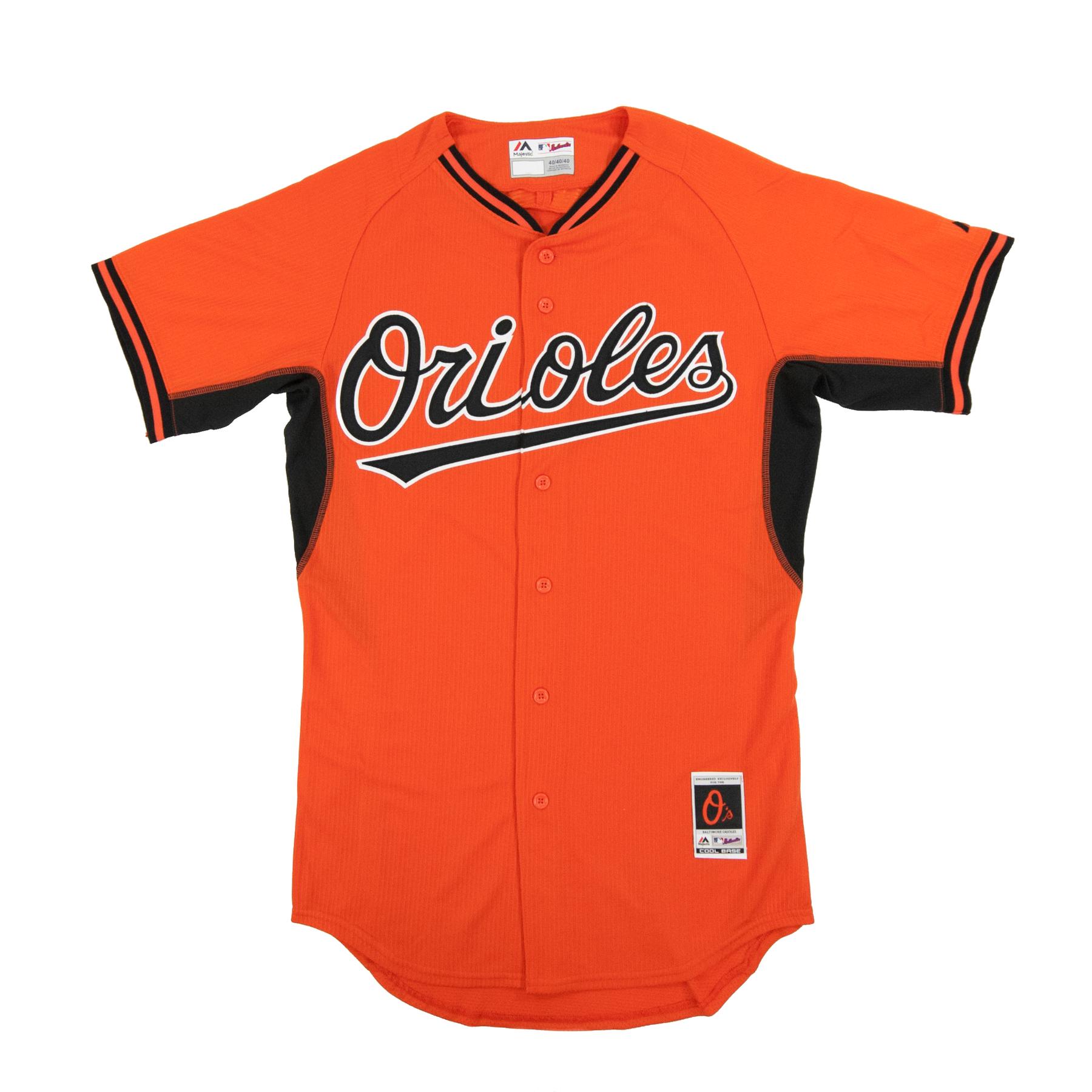 Baltimore Orioles Majestic Black BP Cool Base Authentic Performance ...