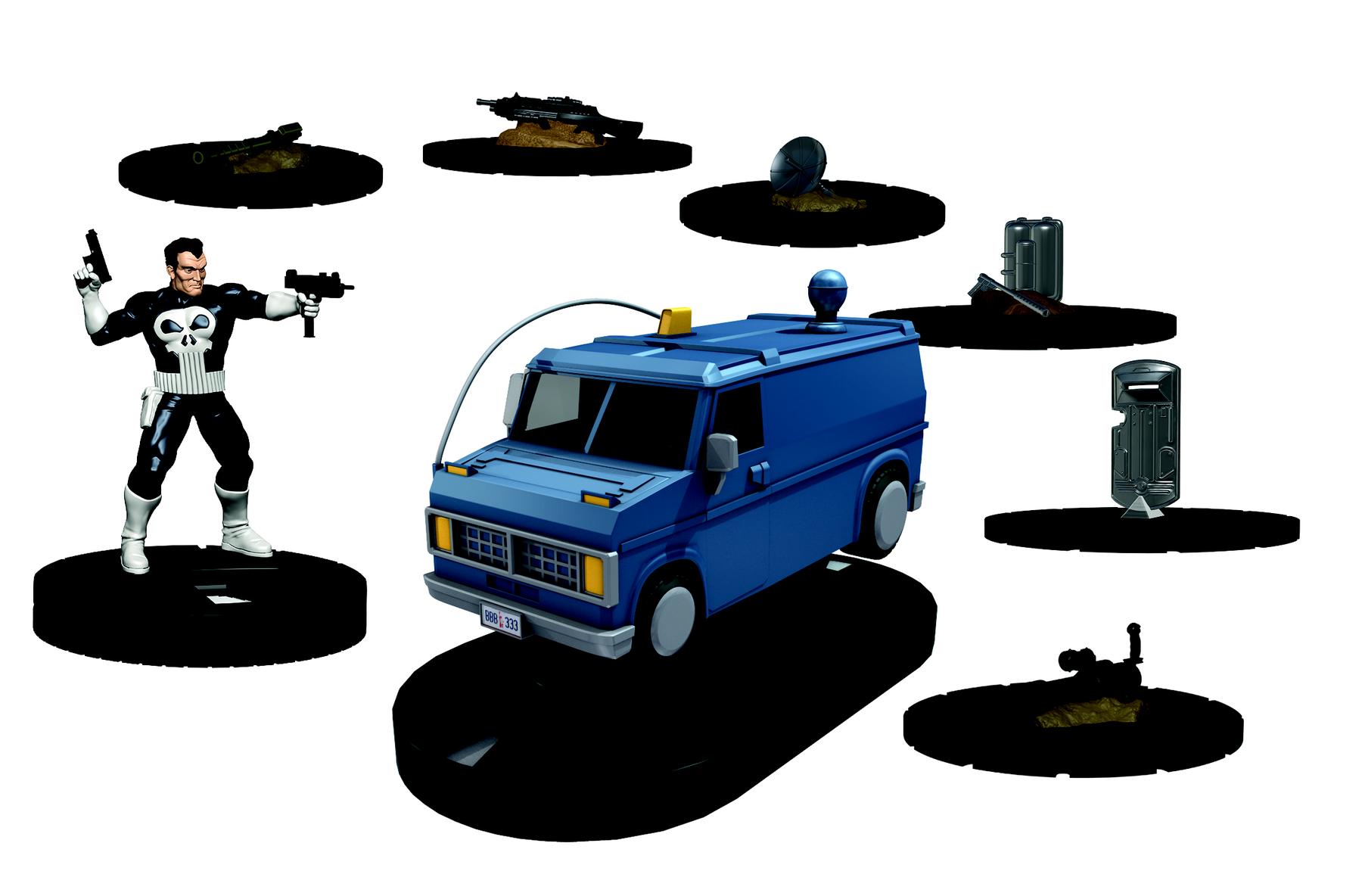 WizKids HeroClix 2016 Convention Exclusive Punisher's Van With Punisher