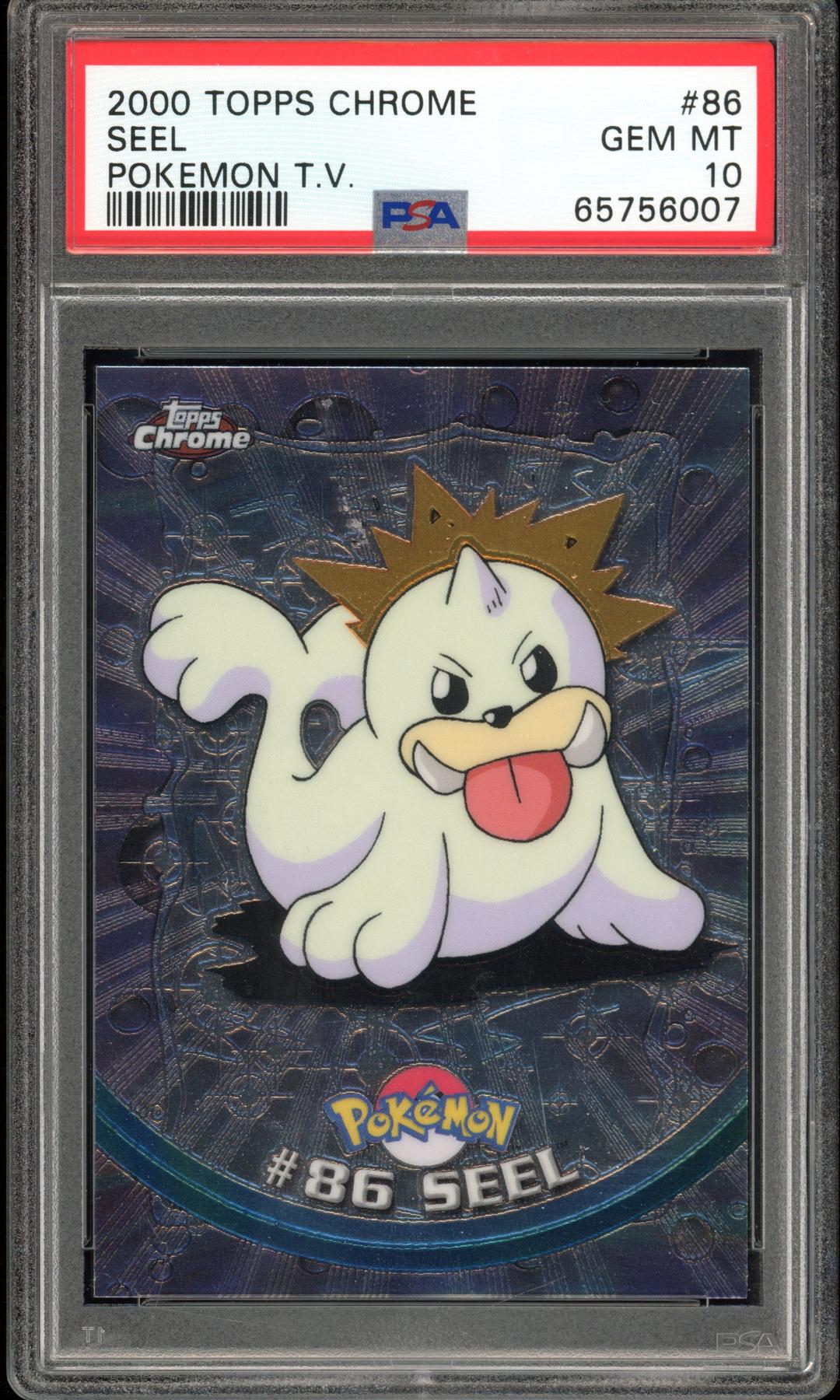 Pokemon Topps Chrome Seel 86 PSA 10 DA Card World