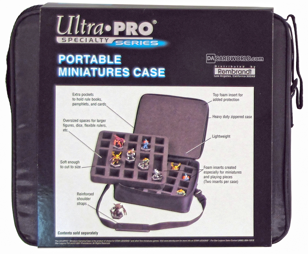 Ultra Pro Portable Miniatures Carrying Case DA Card World