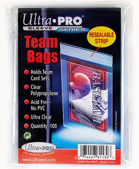 Ultra Pro Sleeves Team Bags (100 Count Pack) | DA Card World