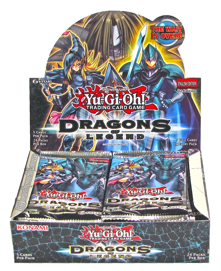 Yu Gi Oh Dragons Of Legend 1st Edition Booster Box Da Card World