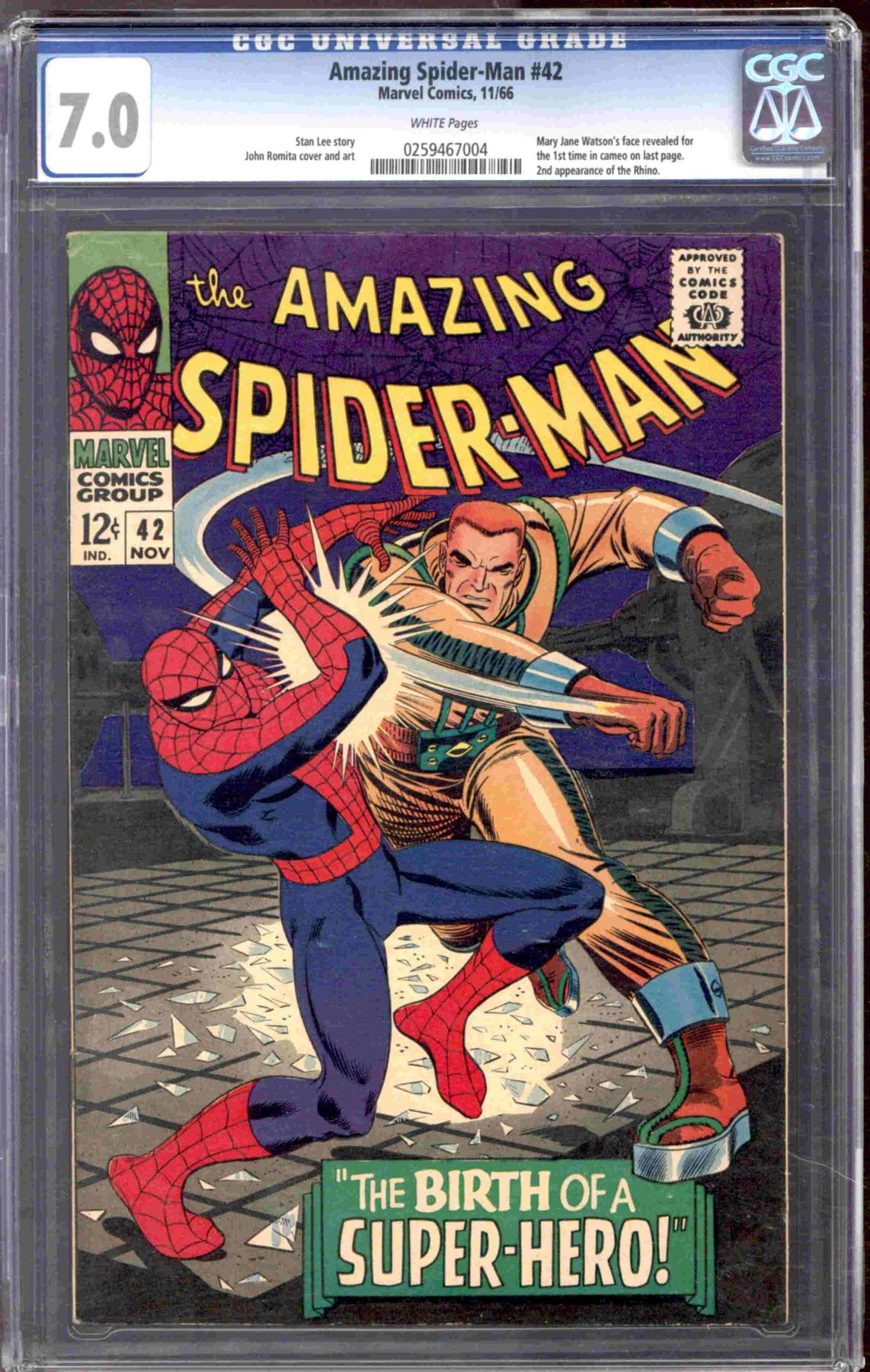 Amazing Spider-Man #42 CGC 7.0 (W) *0259467004* | DA Card World