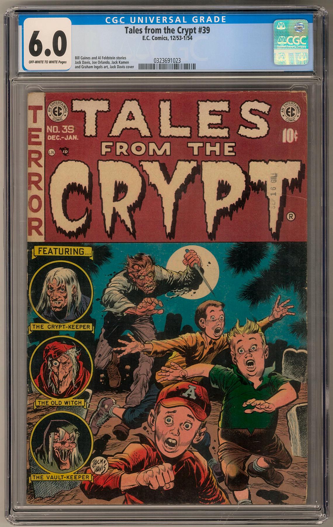 Tales From The Crypt #39 CGC 6.0 (OW-W) *0323691023* | DA Card World