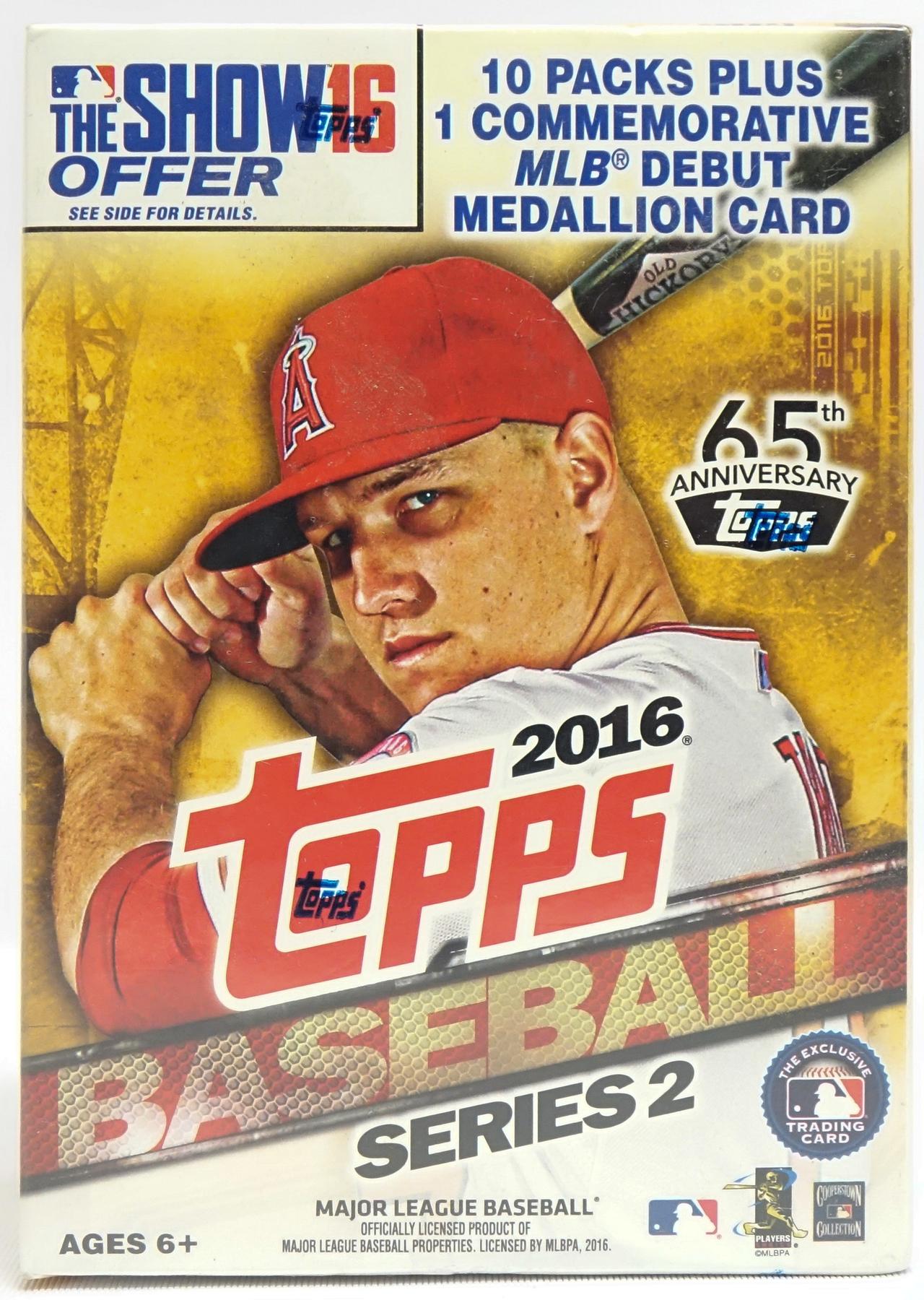 2016 Topps Series 2 Baseball 10-Pack Blaster Box | DA Card World