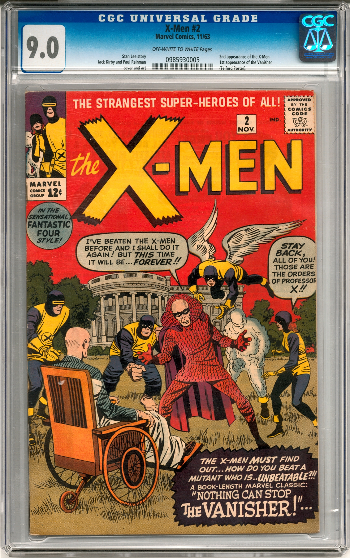 X-Men #2 CGC 9.0 (OW-W) *0985930005* | DA Card World