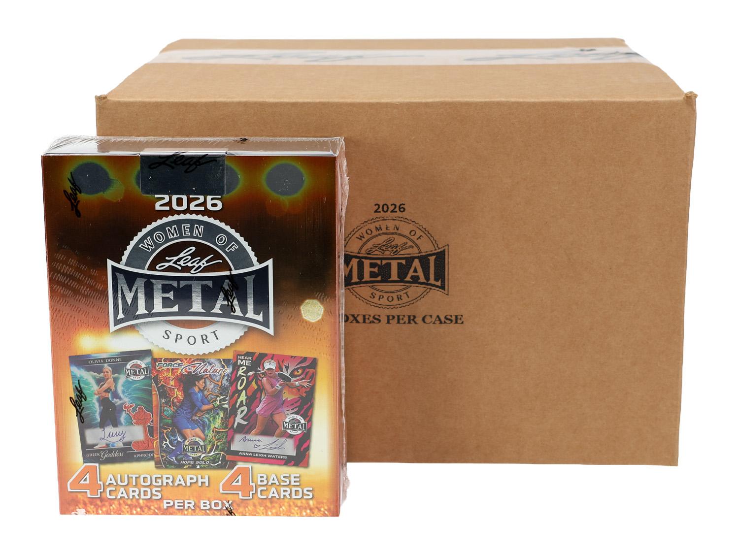 2026 Leaf Metal Women of Sport Hobby 10-Box Case | DA Card World