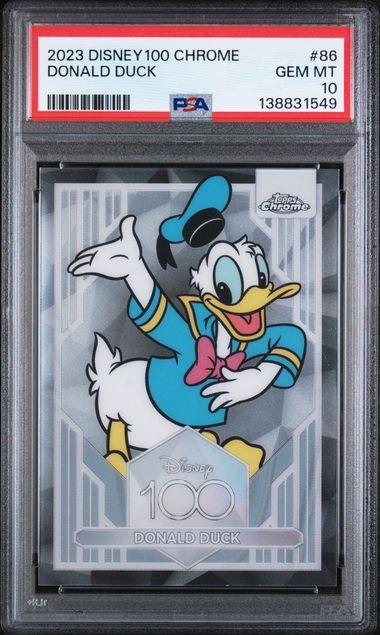 2023 Topps Chrome Disney100 Donald Duck #86 PSA 10 | DA Card World