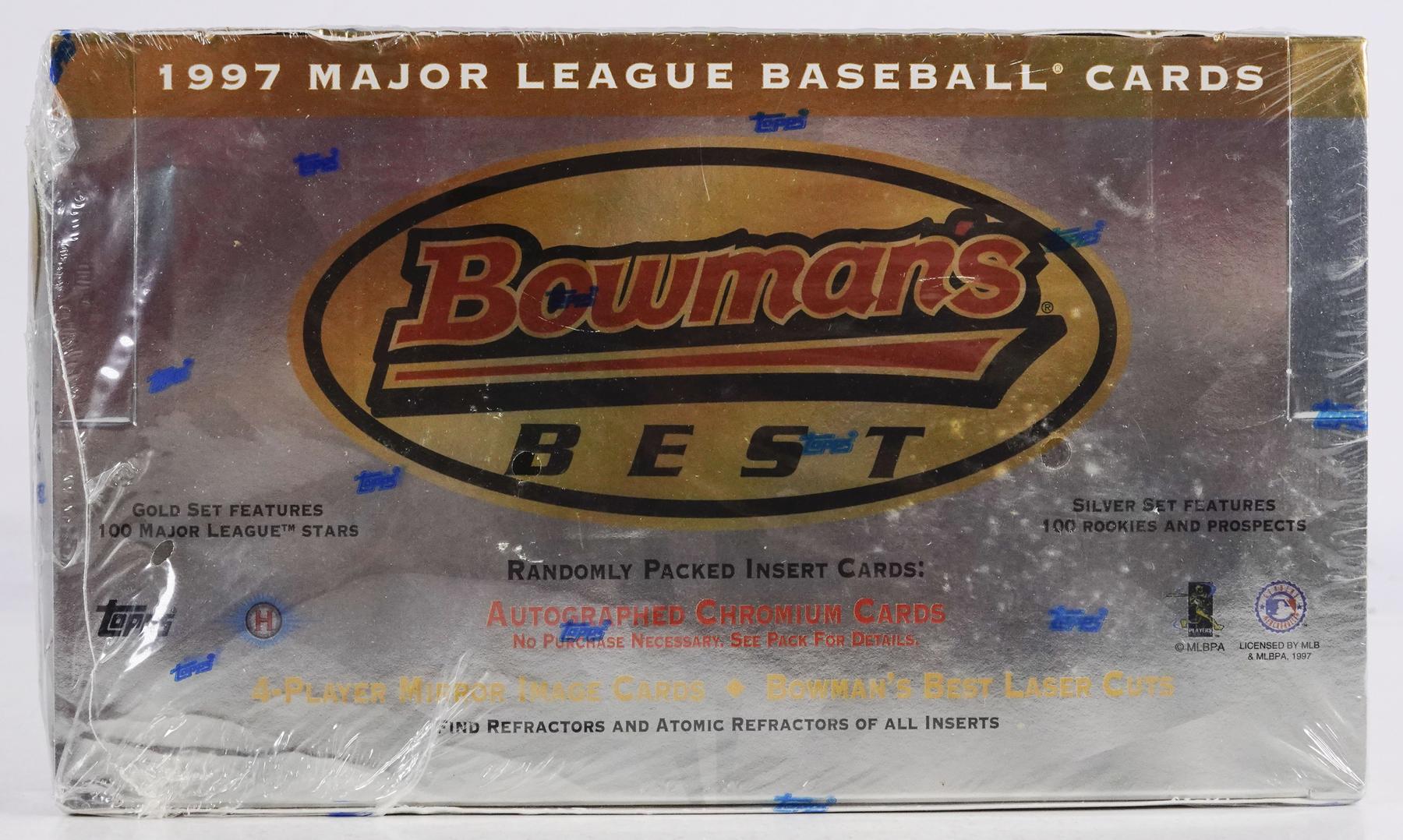 1997 Bowman's Best Baseball Hobby Box DA Card World