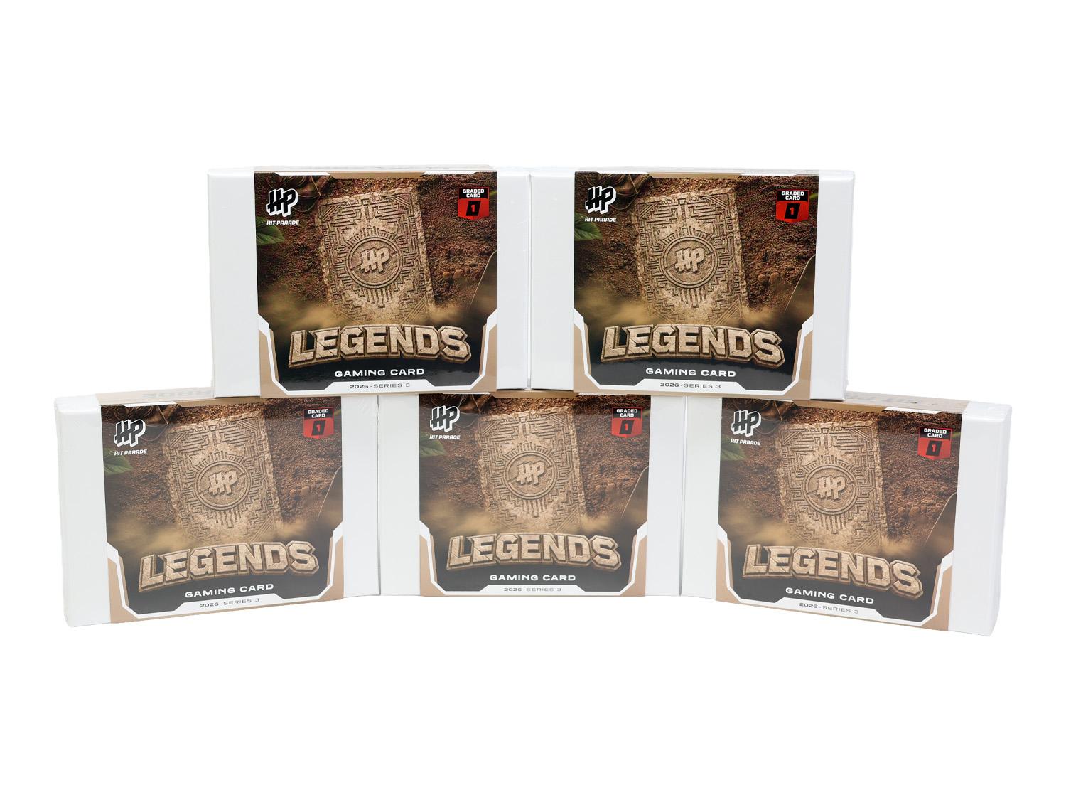 2026 Hit Parade Gaming Legends Series 3 5-Box 10-Spot Set Number