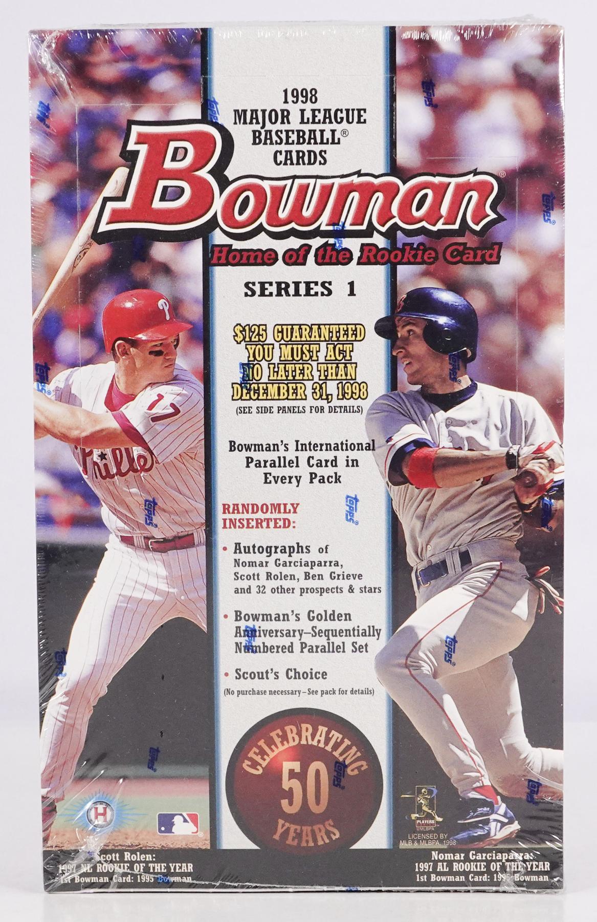 1998 Bowman Series 2 Baseball Hobby Box