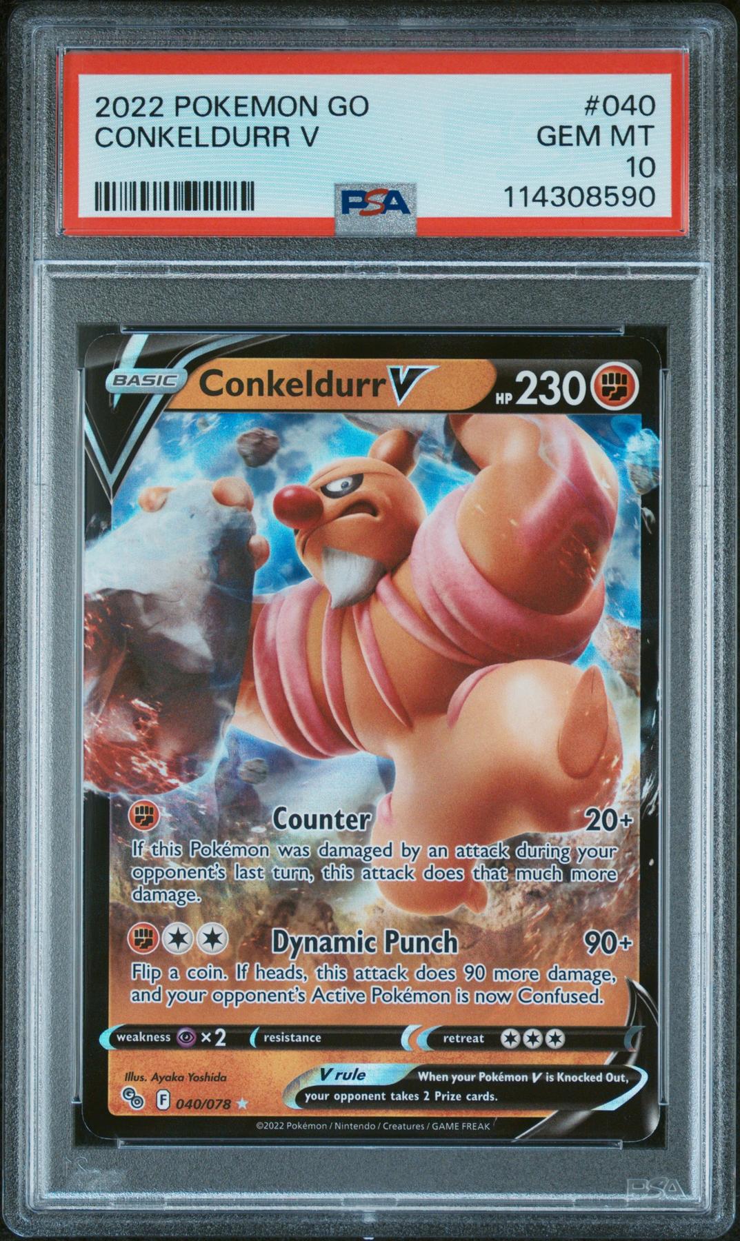 Conkeldurr V - Pokemon GO [ULTRA RARE] | Ozzie Collectables