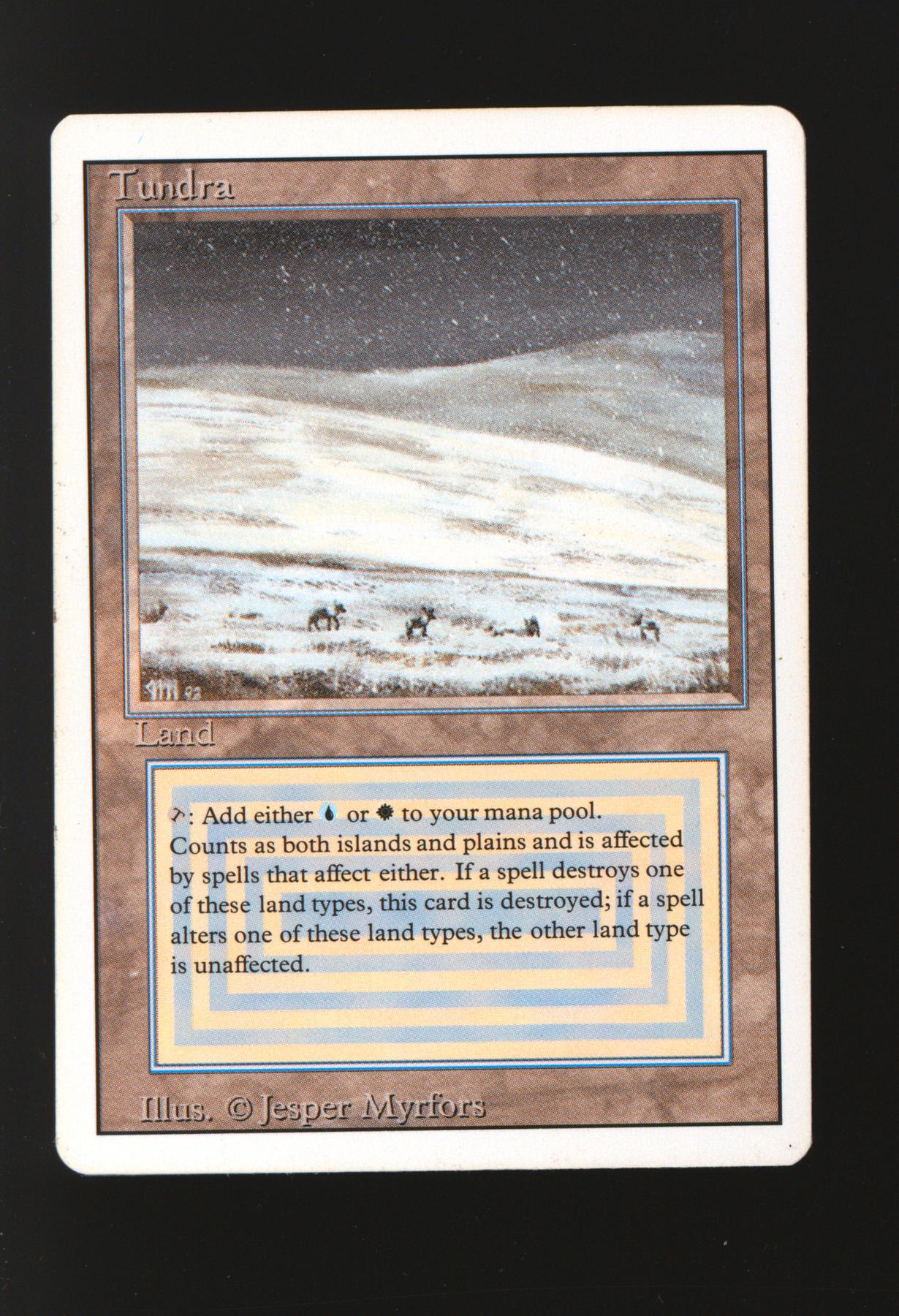 MTG 3ED リバイズド Tundra 1枚 MTG 3ED リバイズド Tundra 1枚