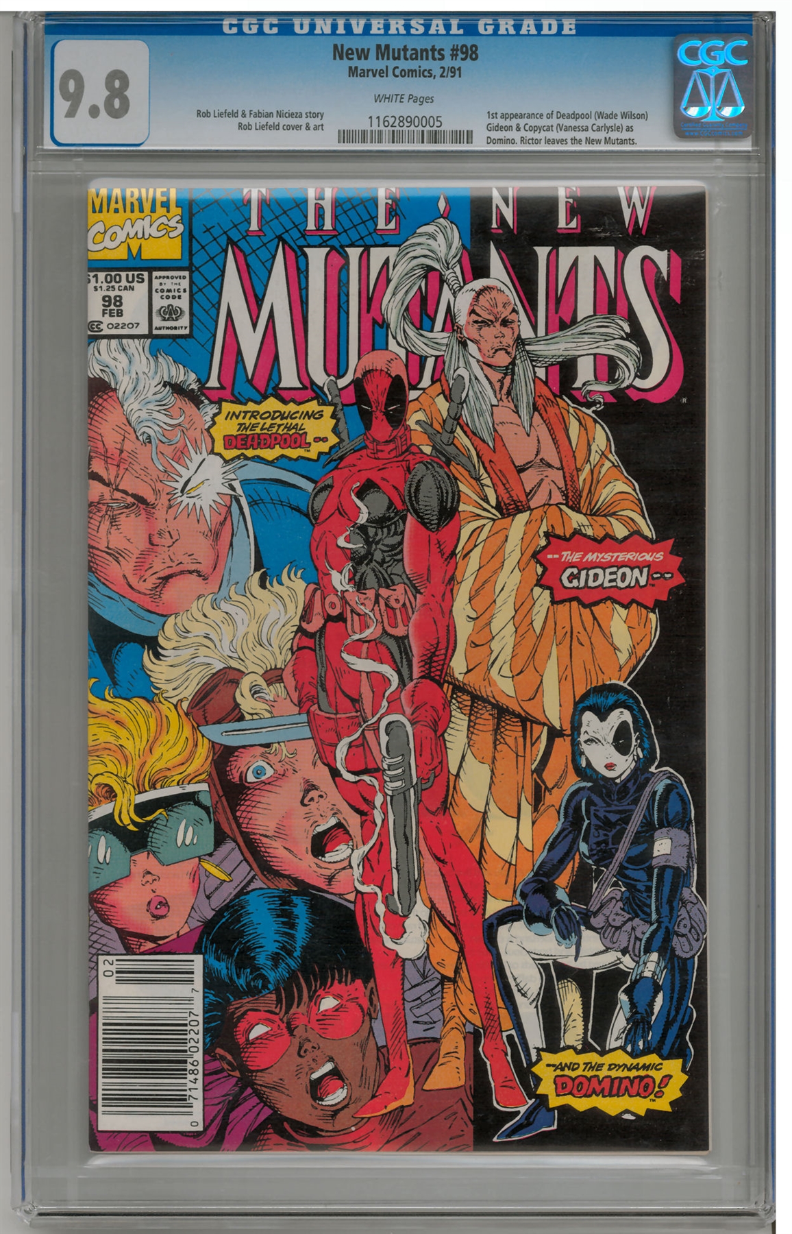 New Mutants #98 CGC 9.8 (W) *1162890005* | DA Card World