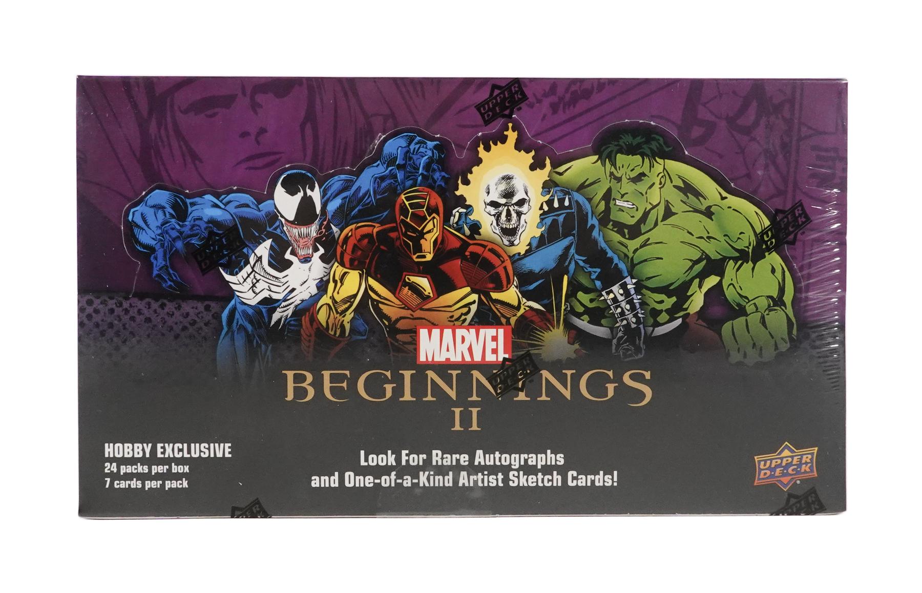 Marvel Beginnings II Trading Cards Hobby Box (Upper Deck 2012