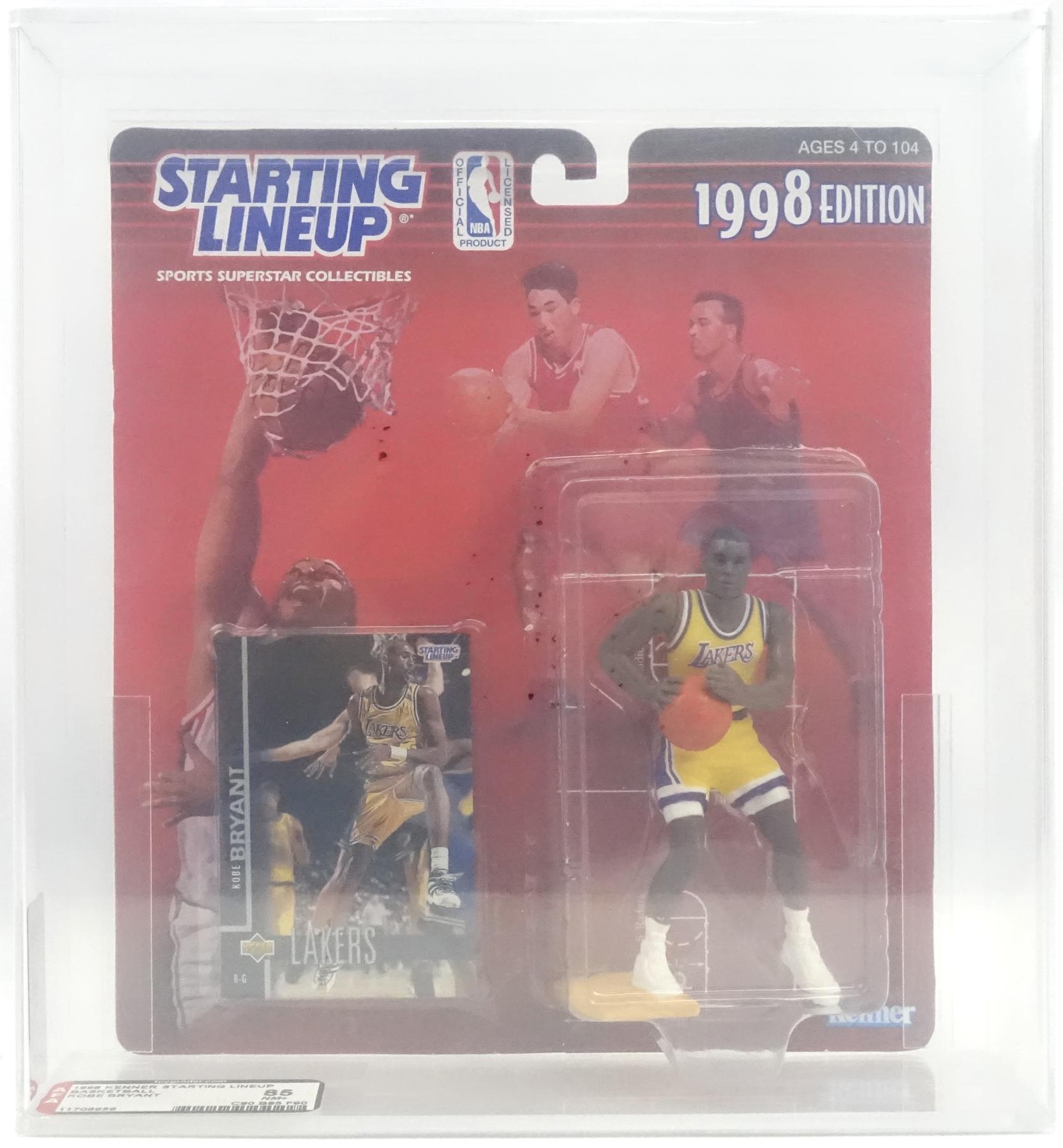 1998 Kenner Starting Lineup Basketball Kobe Bryant AFA 85 NM+ (Reed Buy) |  DA Card World