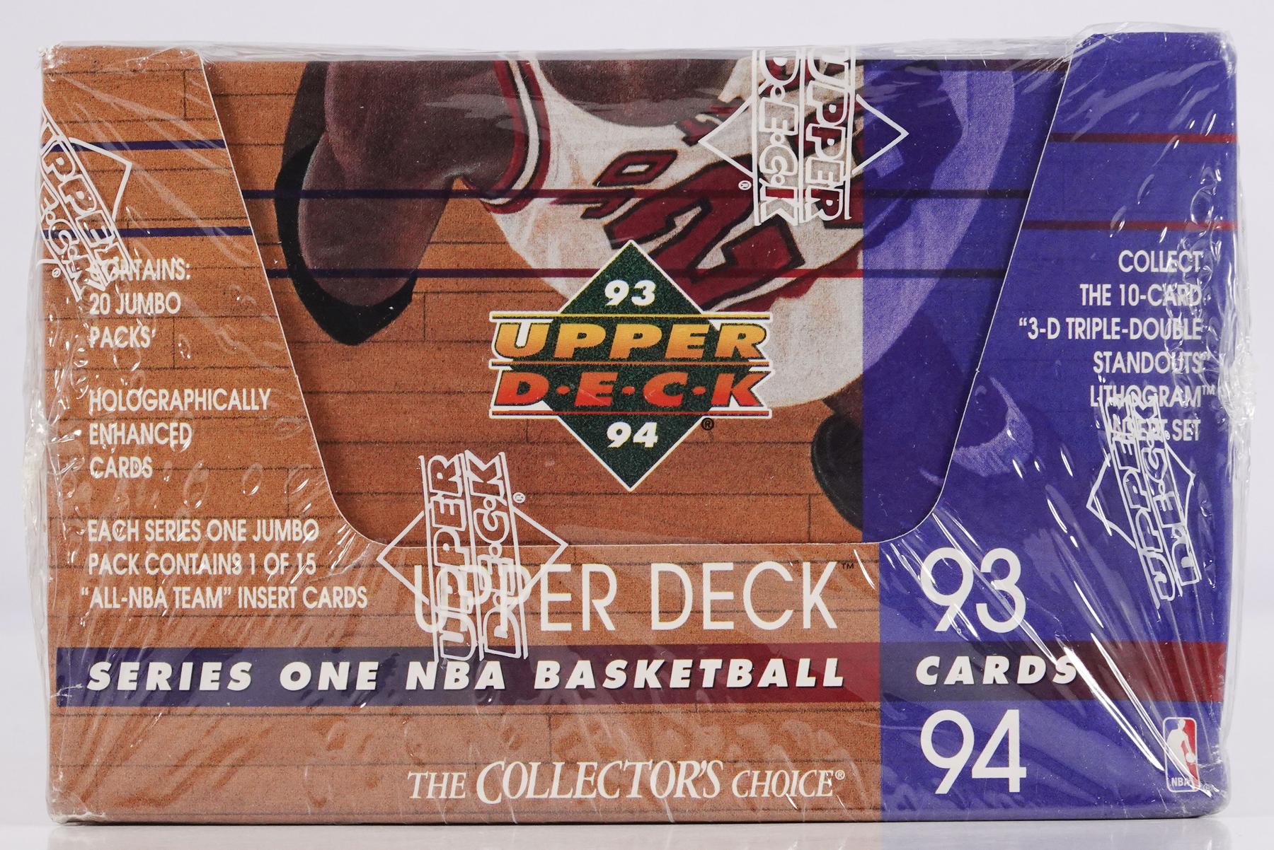 1993/94 Upper Deck Series 1 Basketball Jumbo Box | DA Card World