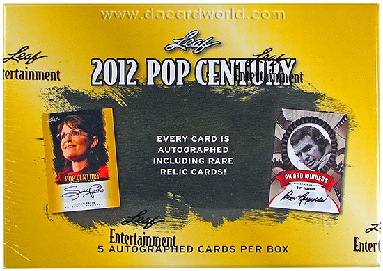 2012 Leaf Pop Century Hobby Box | DA Card World